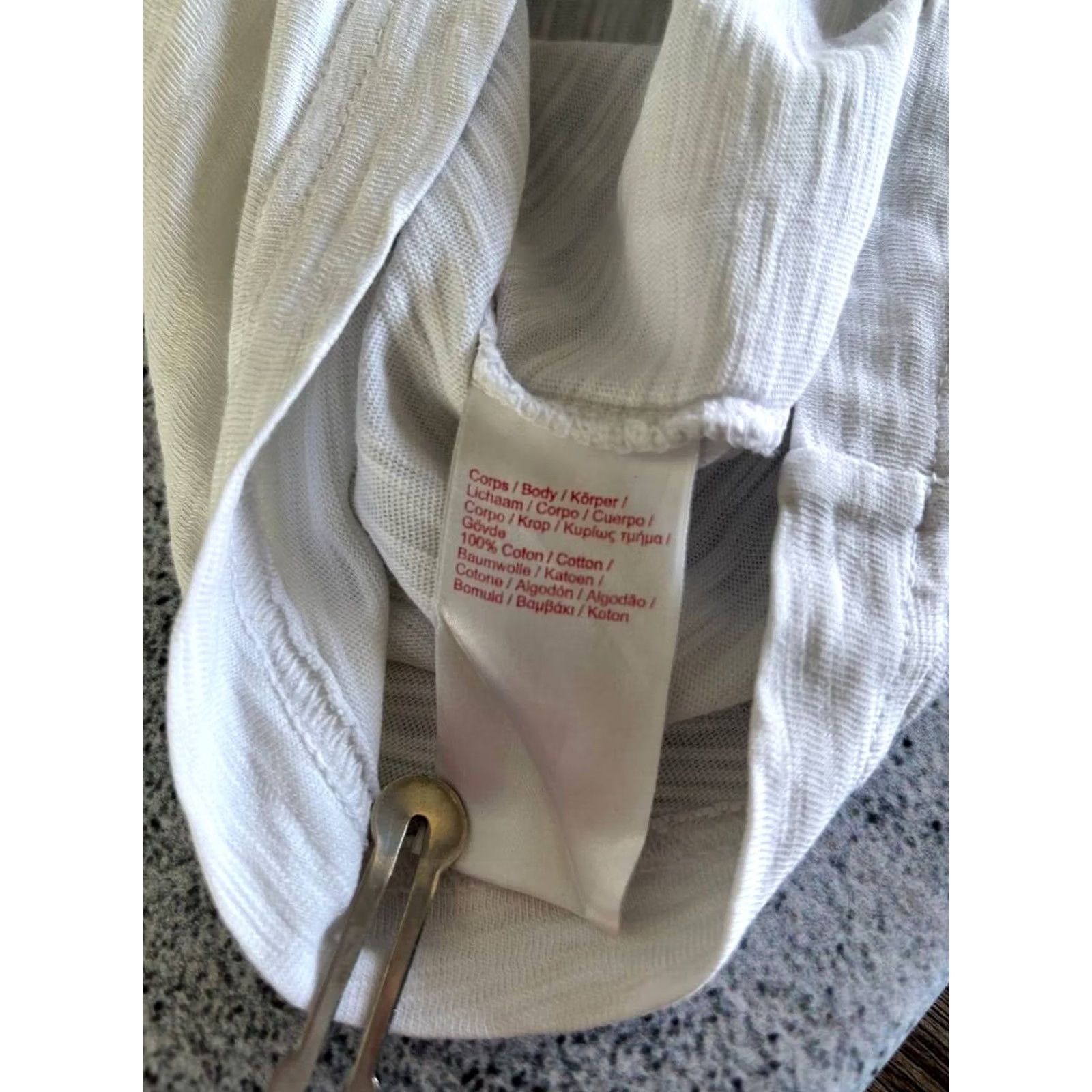 Lacoste Lacoste Live Shirt Size 4 Gray Crew Neck Front Pocket Size US S / EU 44-46 / 1 - 7 Thumbnail