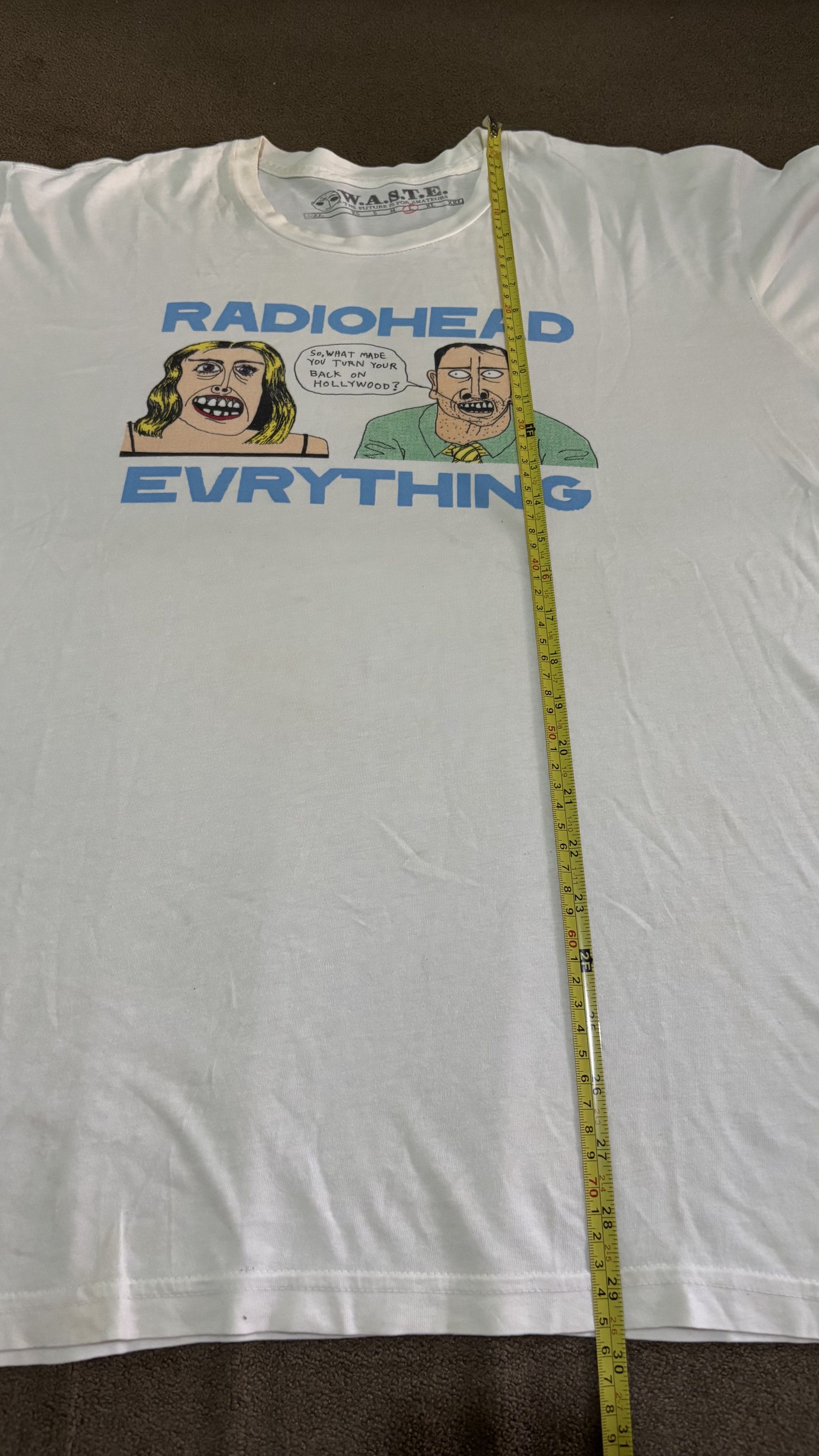 Band Tees Vtg Y2k Radiohead Everything Shirt oasis blur Size US L / EU 52-54 / 3 - 6 Thumbnail