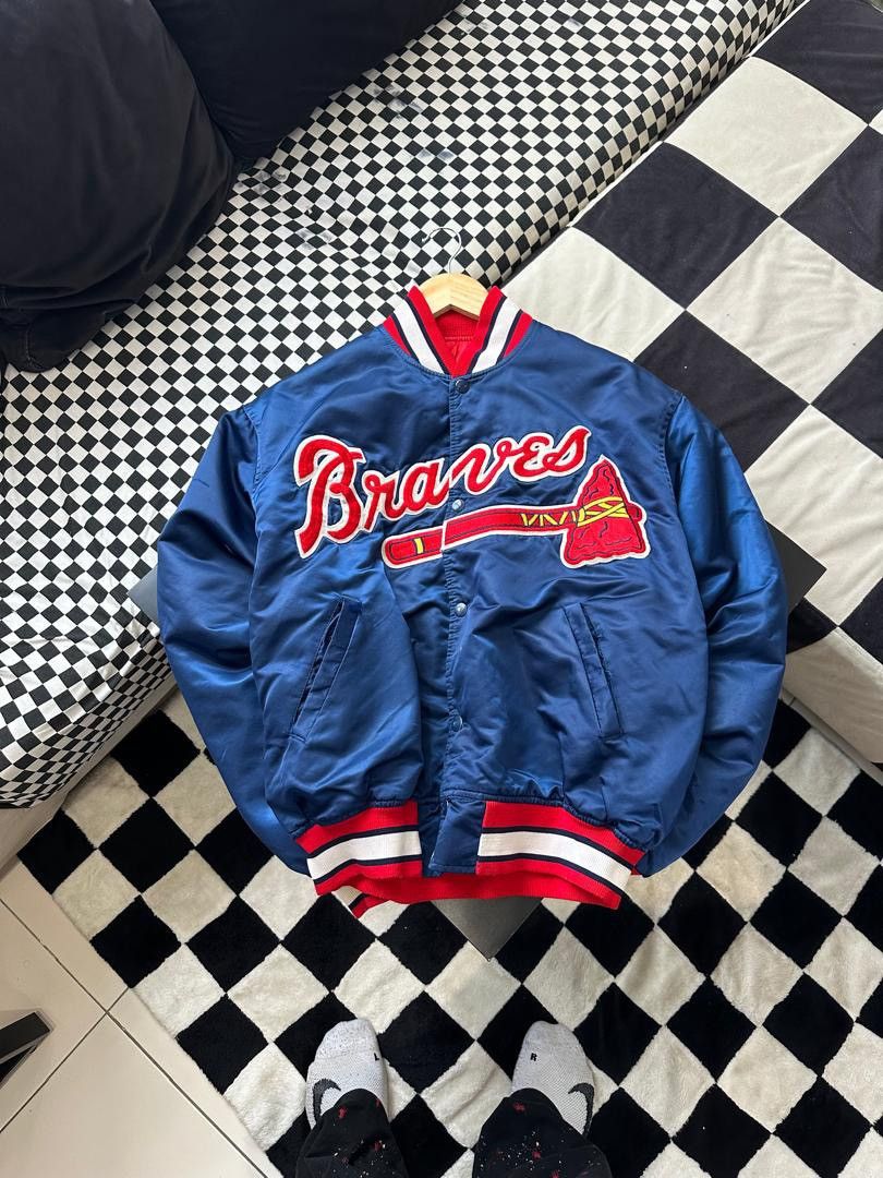 MLB × Other × Starter STARTER MLB BRAVES SATIN VARSITY Size US L / EU 52-54 / 3 - 1 Thumbnail