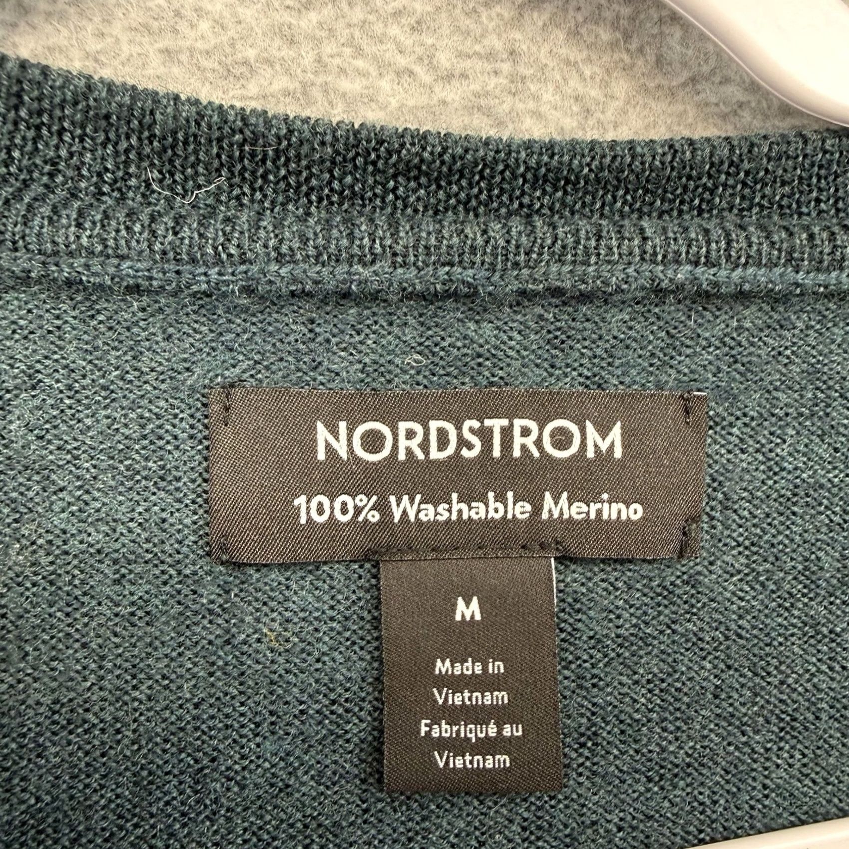 Nordstrom Nordstrom Sweater Men M Green Long Sleeve V-Neck Knit Wool Pullover Casual Business Fall Winter Vintage No Size US M / EU 48-50 / 2 - 4 Thumbnail
