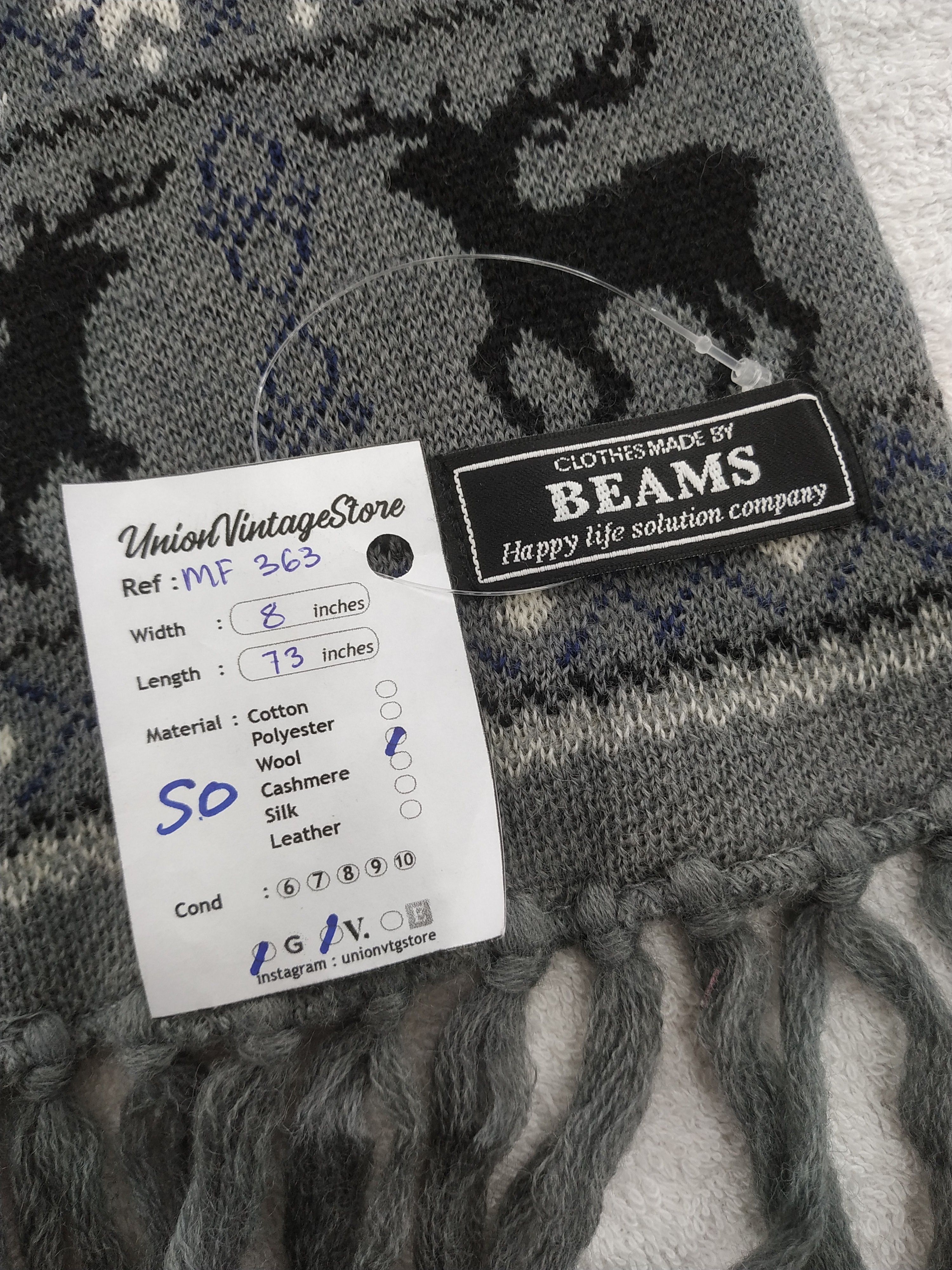 Beams Japan Vintage Beams Scarf/Muffler/Neckwear MF363 Size ONE SIZE - 6 Thumbnail