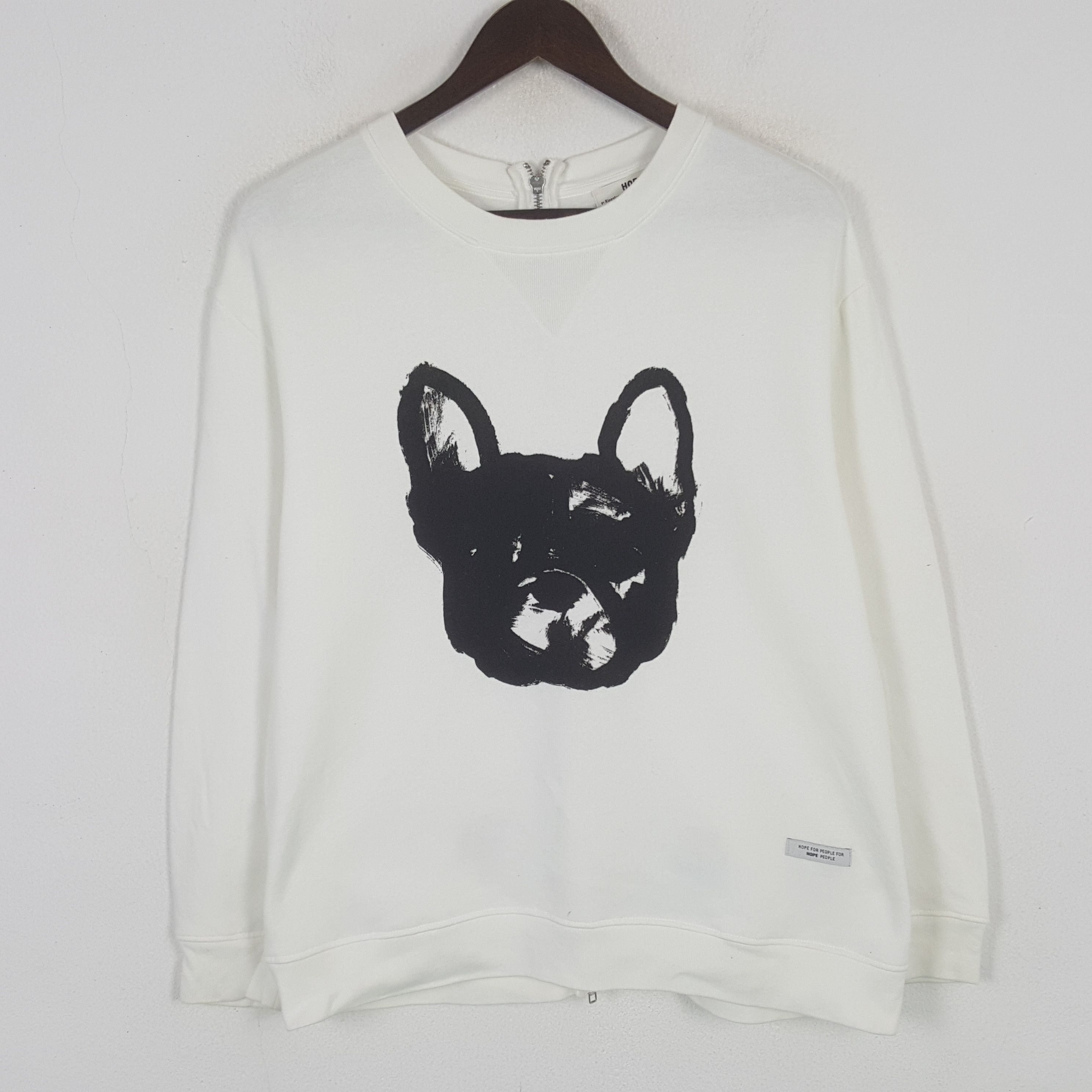 Hope × Vintage Vintage Hope Designer Back Zipper Sweatshirt Size US S / EU 44-46 / 1 - 1 Thumbnail