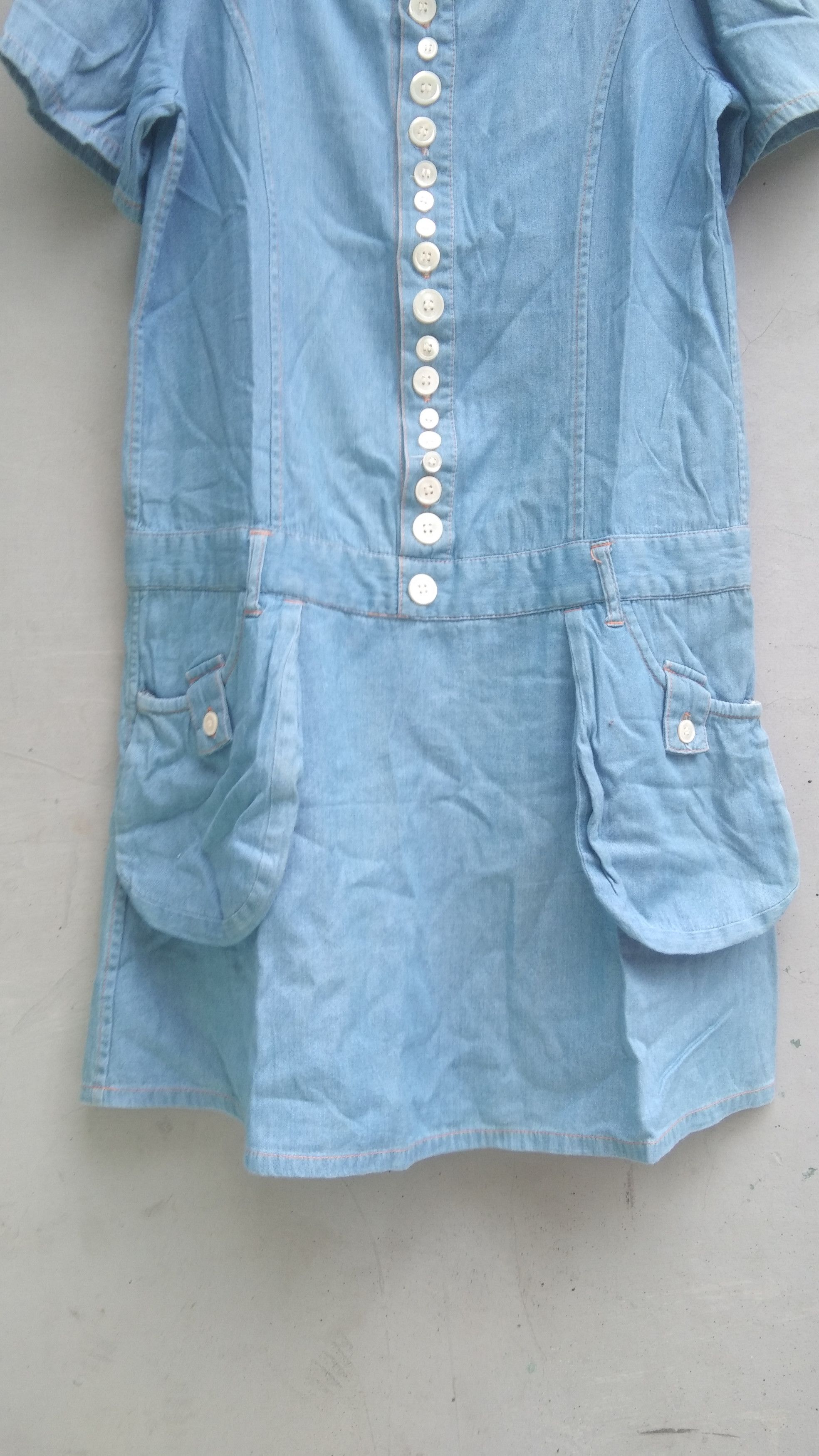 Issey Miyake × Sunao Kuwahara × Vintage Sunao kuwahara pocket blue dress Size M / US 6-8 / IT 42-44 - 3 Thumbnail