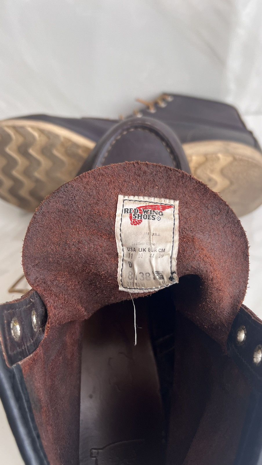 Red Wing Red wing #8138 classic moc toe brown leather boot size 11 D Size US 11 / EU 44 - 10 Thumbnail