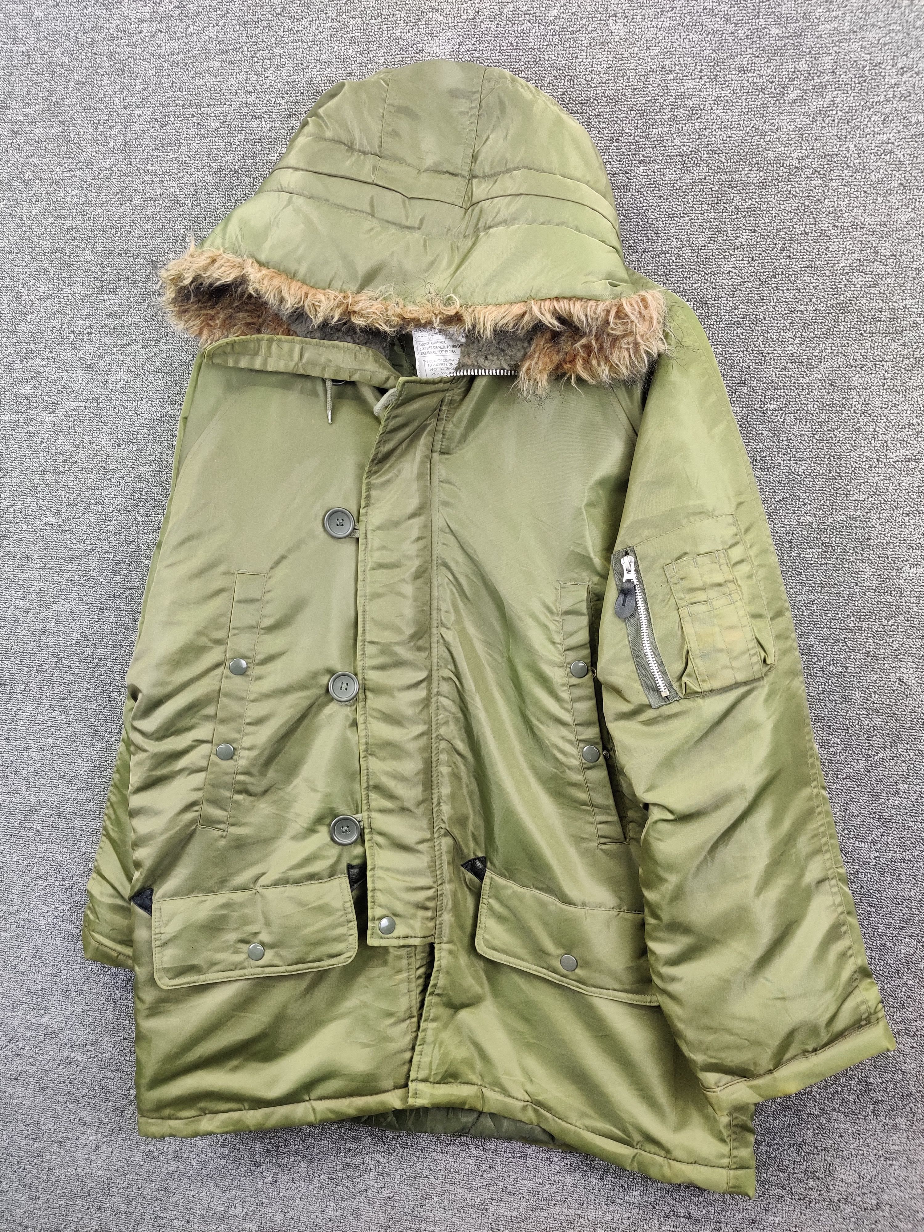 Vintage Vintage Military Garments N-3B Flight Fur Parka Jacket Size US M / EU 48-50 / 2 - 2 Thumbnail