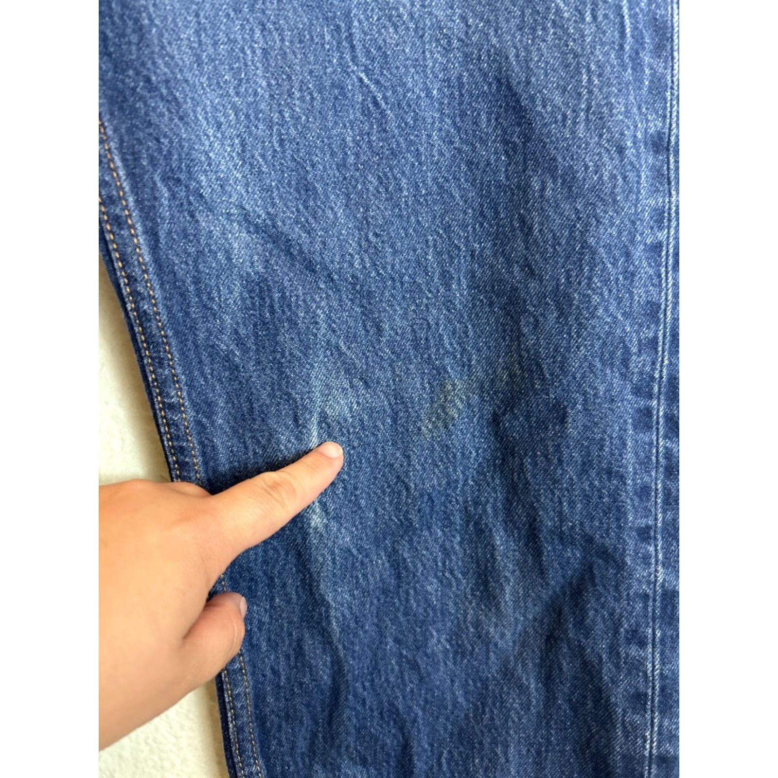 Levi's VINTAGE Levi's 501 Button Fly Jeans Dark Wash 32x34 Men Regular Blue Straight 90s Size US 32 / EU 48 - 5 Thumbnail