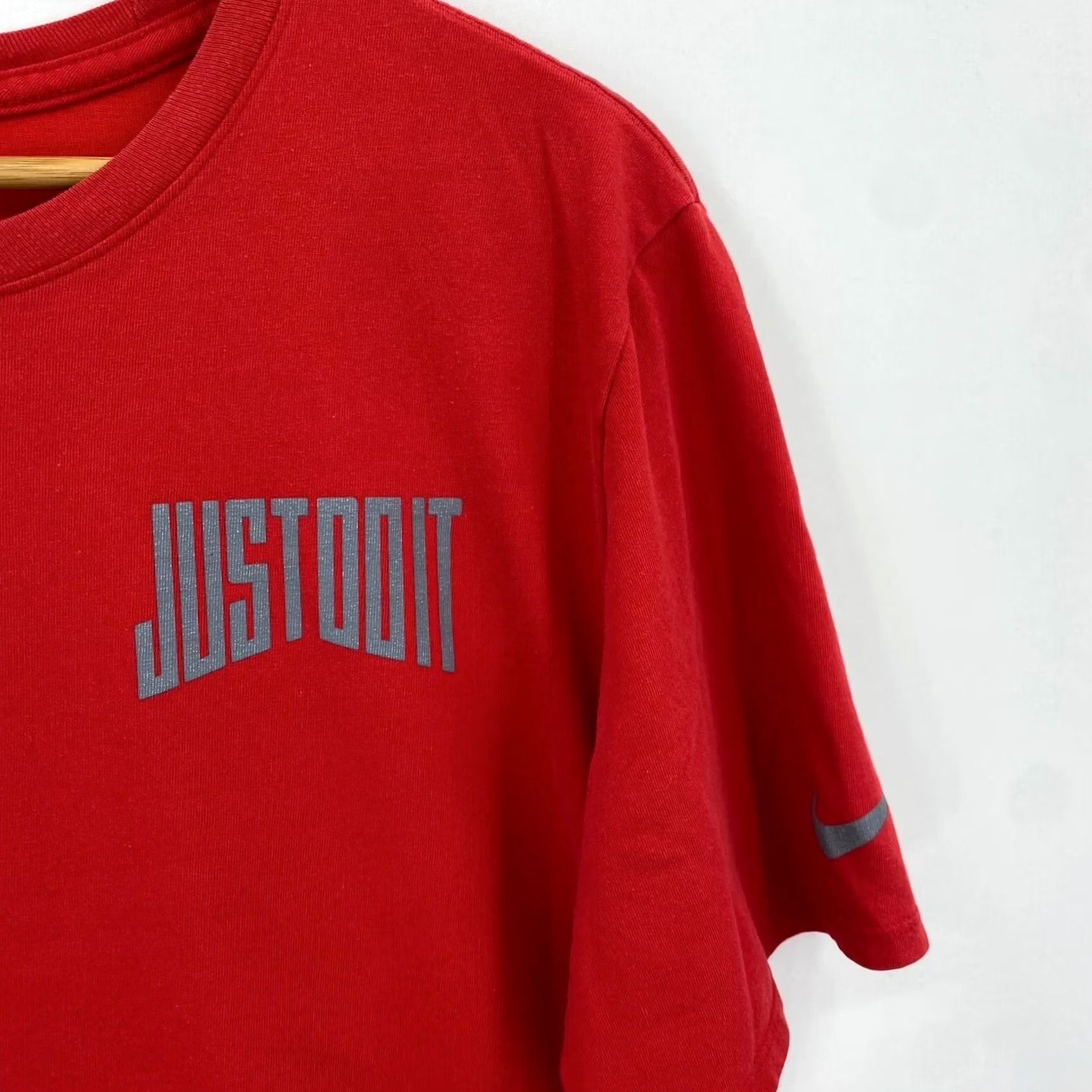 Nike Nike Just Do It T-Shirt Men's XL Red Double Sided Logo Short Sleeve Crew Neck Size US XL / EU 56 / 4 - 5 Thumbnail