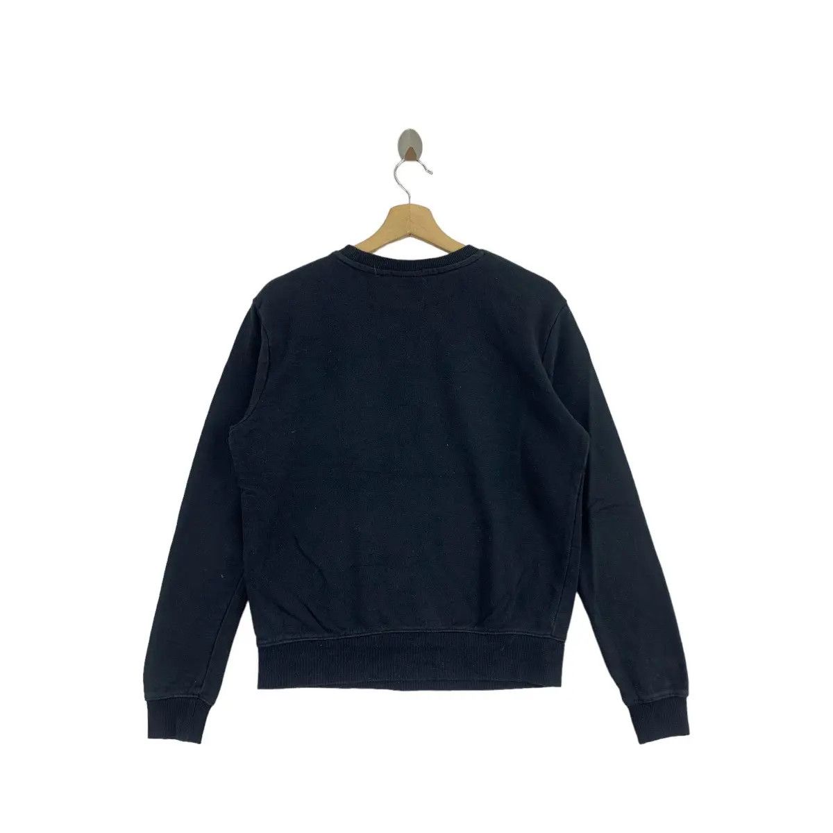 Fila Vtg FILA BIELLA ITALIA Sportiva Embroidered Black Sweatshirt Size L / US 10 / IT 46 - 3 Thumbnail