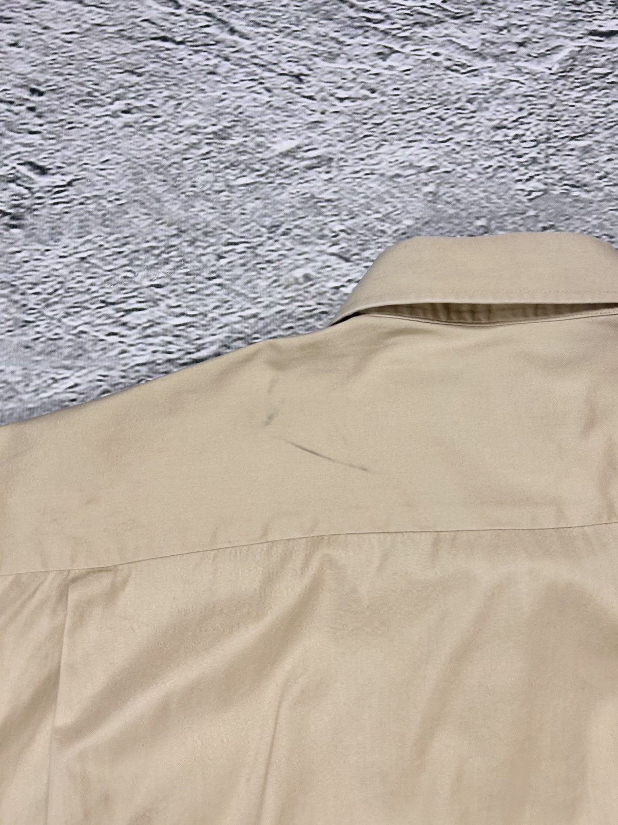 Yves Saint Laurent Yves Saint Laurent vintage beige shirt long sleeve Size US L / EU 52-54 / 3 - 6 Thumbnail