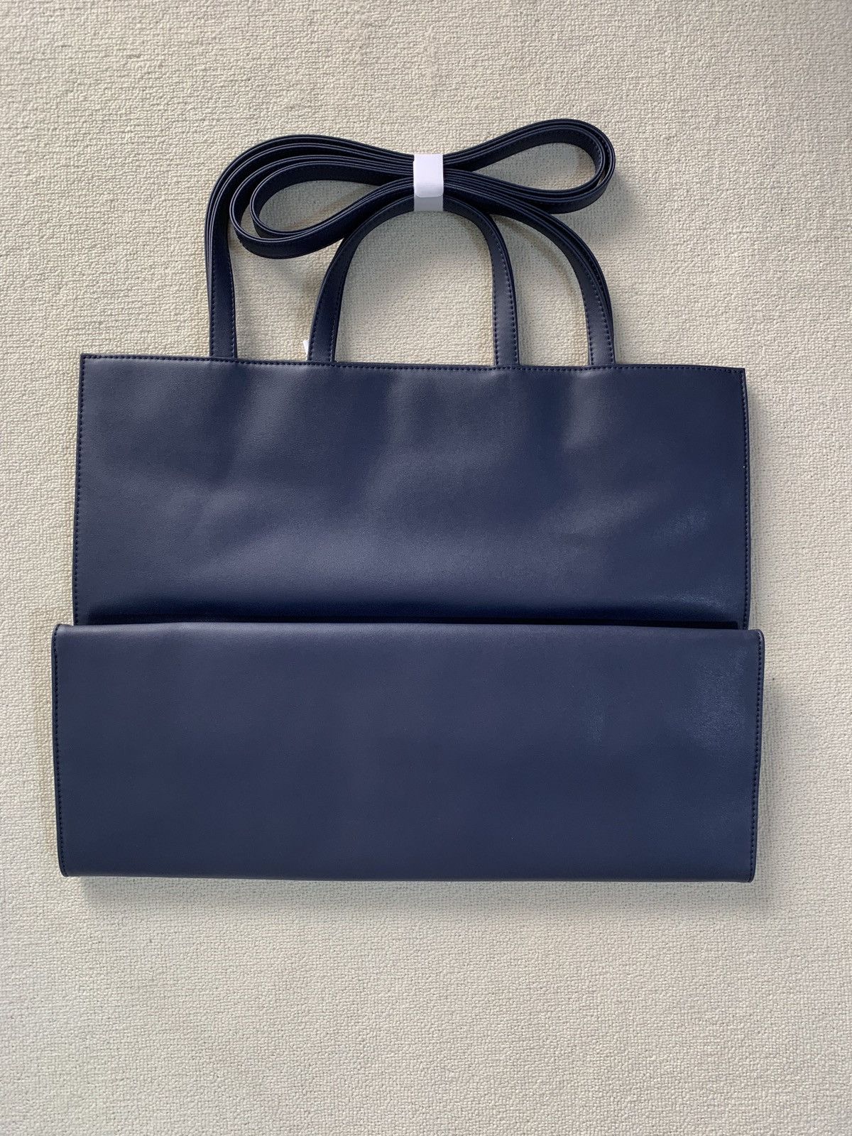 Telfar Telfar Large Navy Shopping Bag Size ONE SIZE - 5 Thumbnail