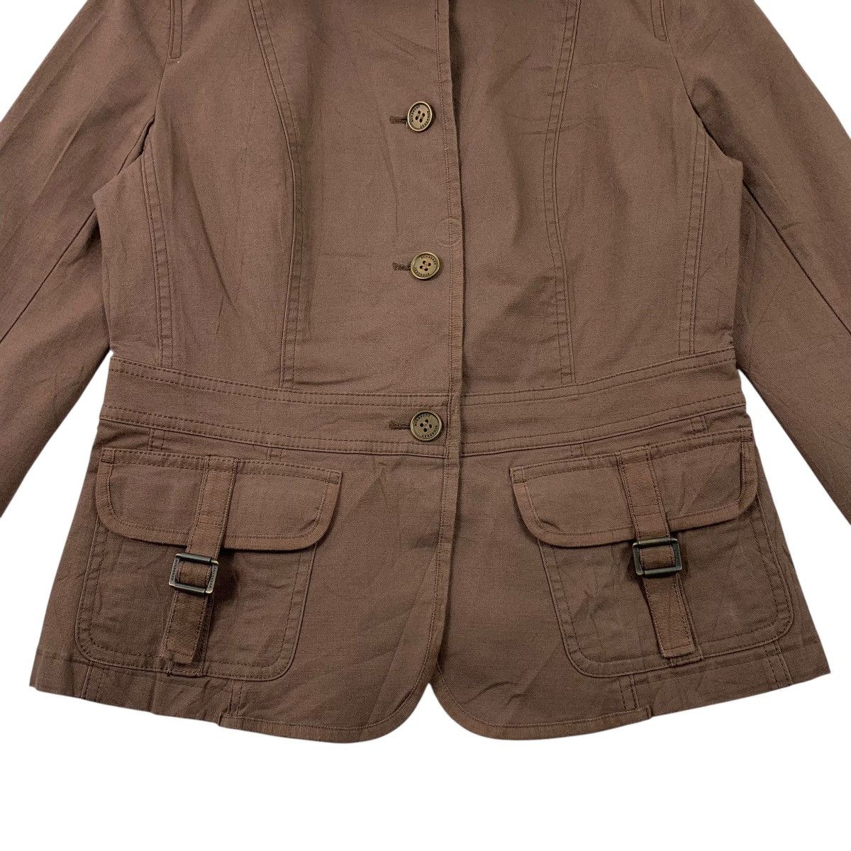 Burberry × Designer BURBERRY London jacket nova check brown colour Size XS / US 0-2 / IT 36-38 - 7 Thumbnail