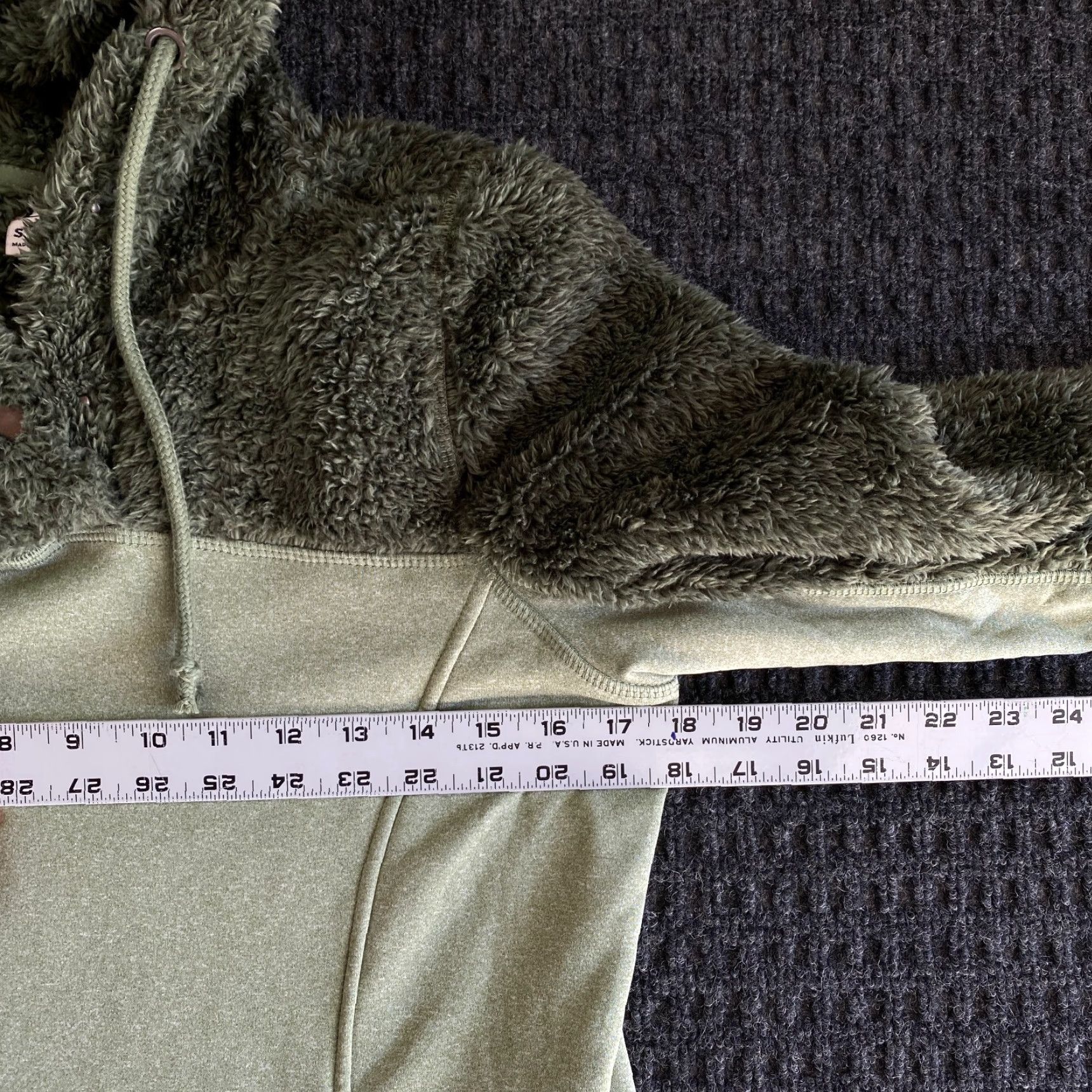 LIV Outdoor VINTAGE Women’s Liv Outdoor Hoodie Sweater Green Sherpa Soft Button Collar Small Size S / US 4 / IT 40 - 5 Thumbnail