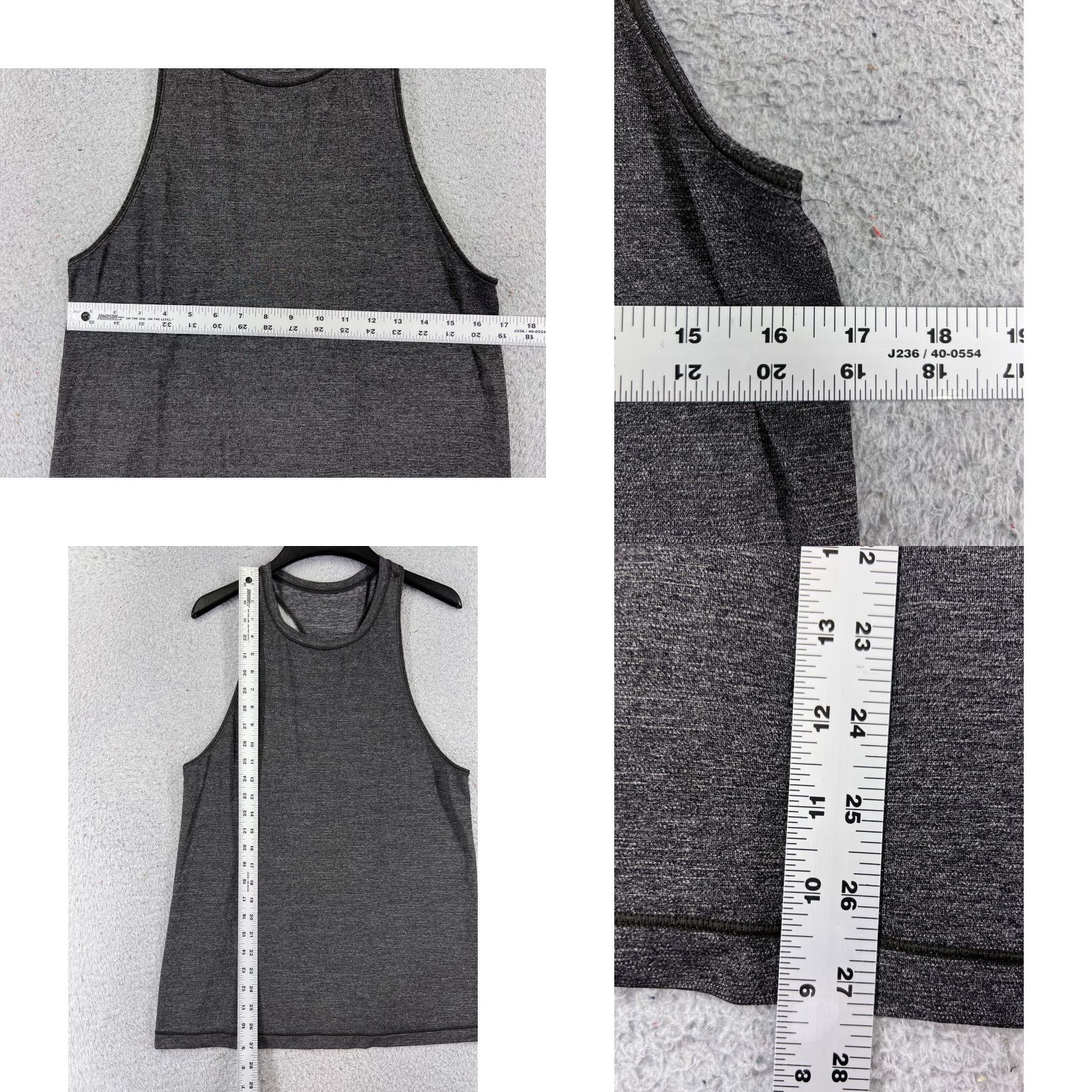 Lululemon Lululemon Shirt Women 8 Gray Racerback Tank Round Neck Run Gym Yoga Casual Sleeveless Sports 90s Mens Womens Girls Size M / US 6-8 / IT 42-44 - 8 Thumbnail