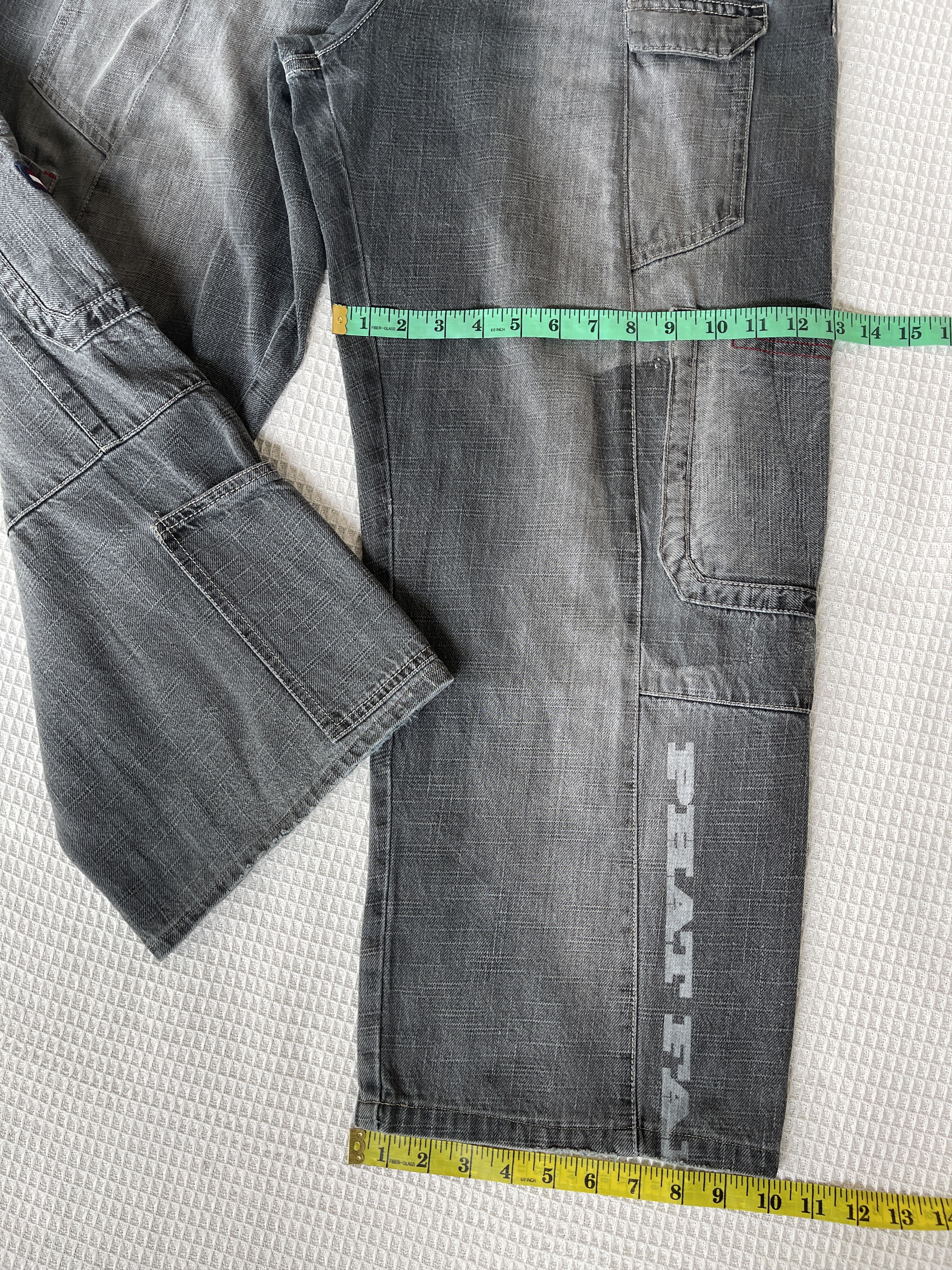 Phat Farm Vintage 90s🔥Phat Farm🔥Platform boots 9 Pockets Baggy Jeans Size US 34 / EU 50 - 7 Thumbnail