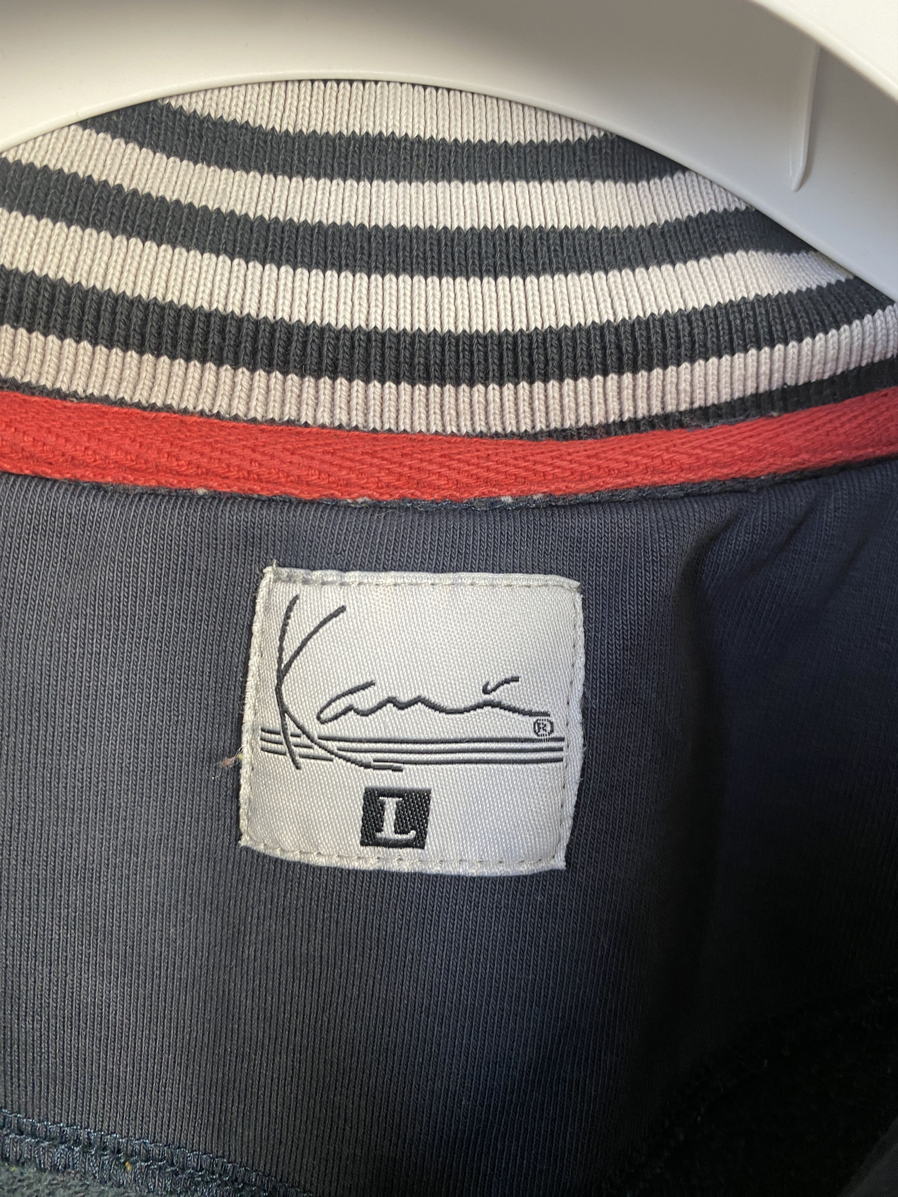 Karl Kani Karl Kani big logo quarter zip sweatshirt crewneck skate rap Size US L / EU 52-54 / 3 - 3 Thumbnail