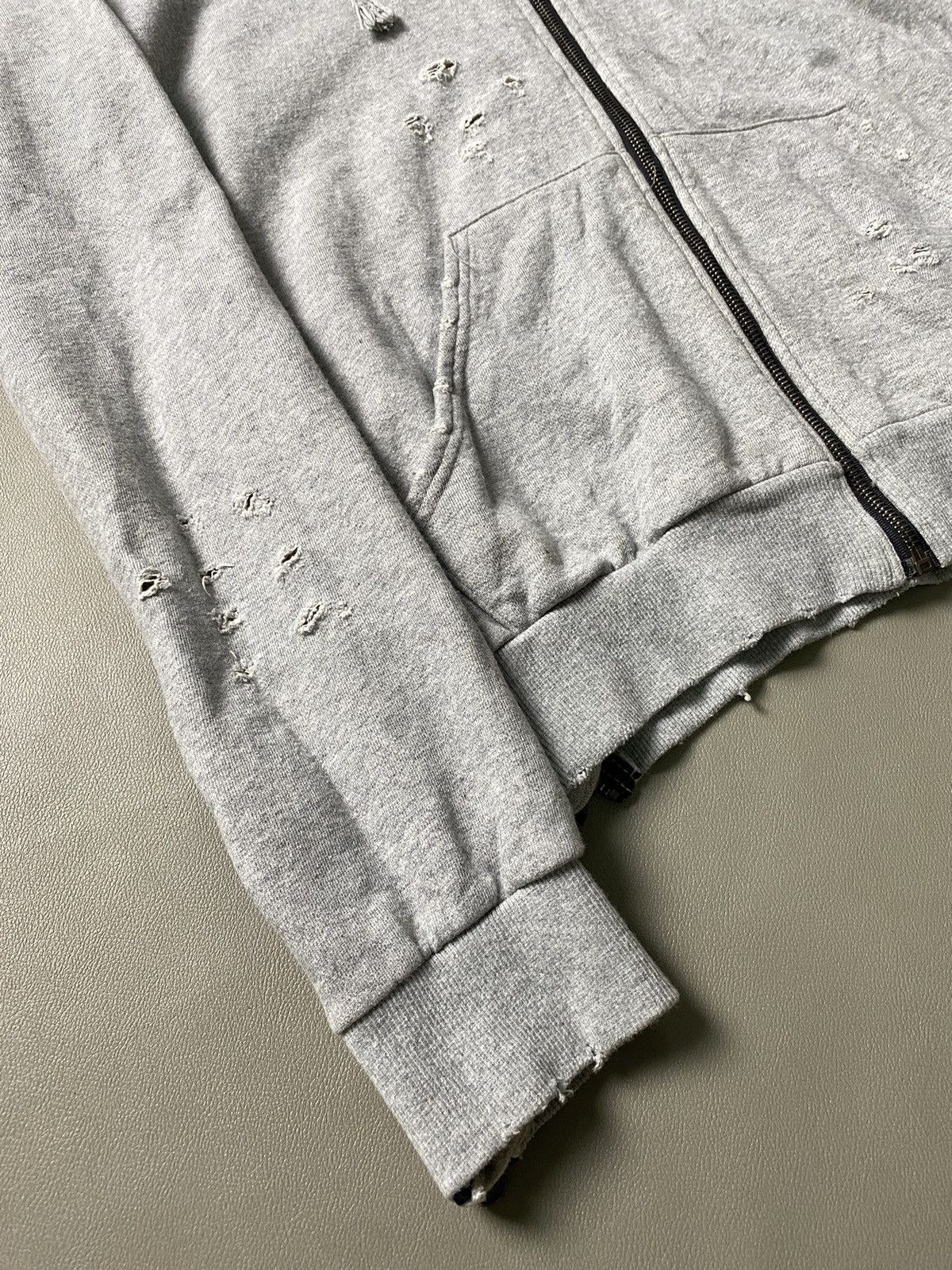 If Six Was Nine × Japanese Brand × Le Grande Bleu (L.G.B.) Undefined Destroyed Grunge Fur Hoodie Size US L / EU 52-54 / 3 - 6 Thumbnail