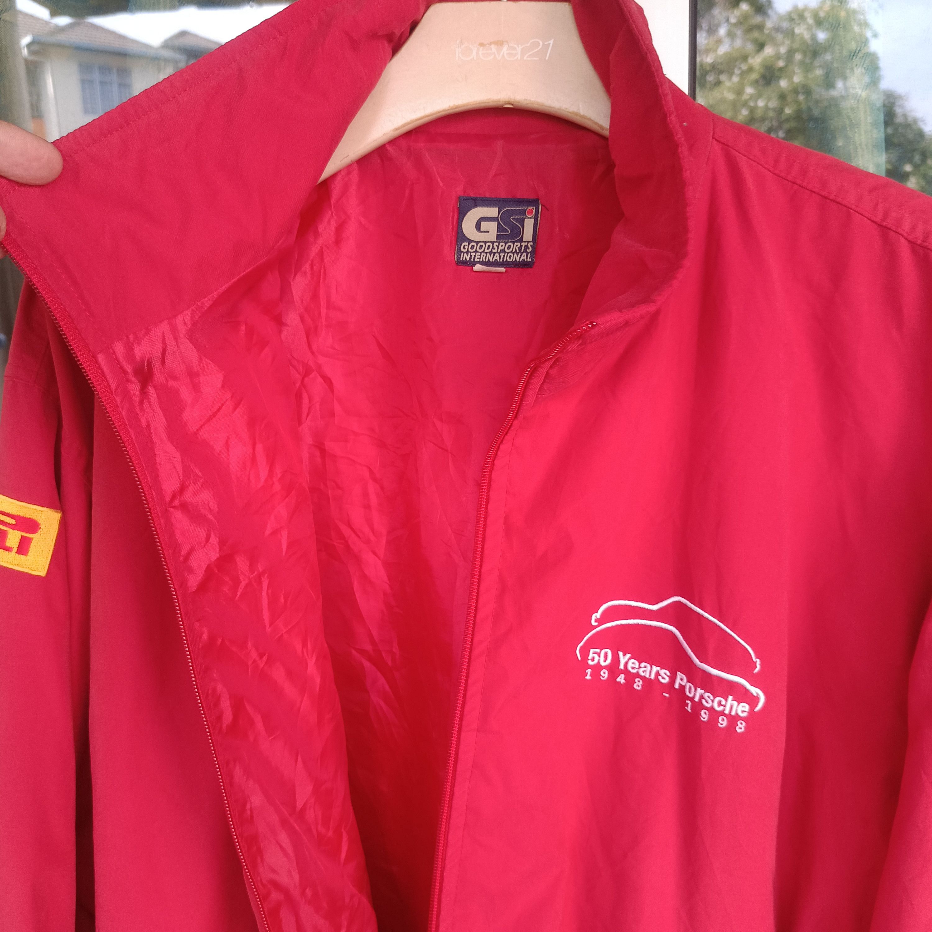 Pirelli Vintage Goodsport Porsche 50th Anniversary Racing Jacket Size US XL / EU 56 / 4 - 7 Thumbnail