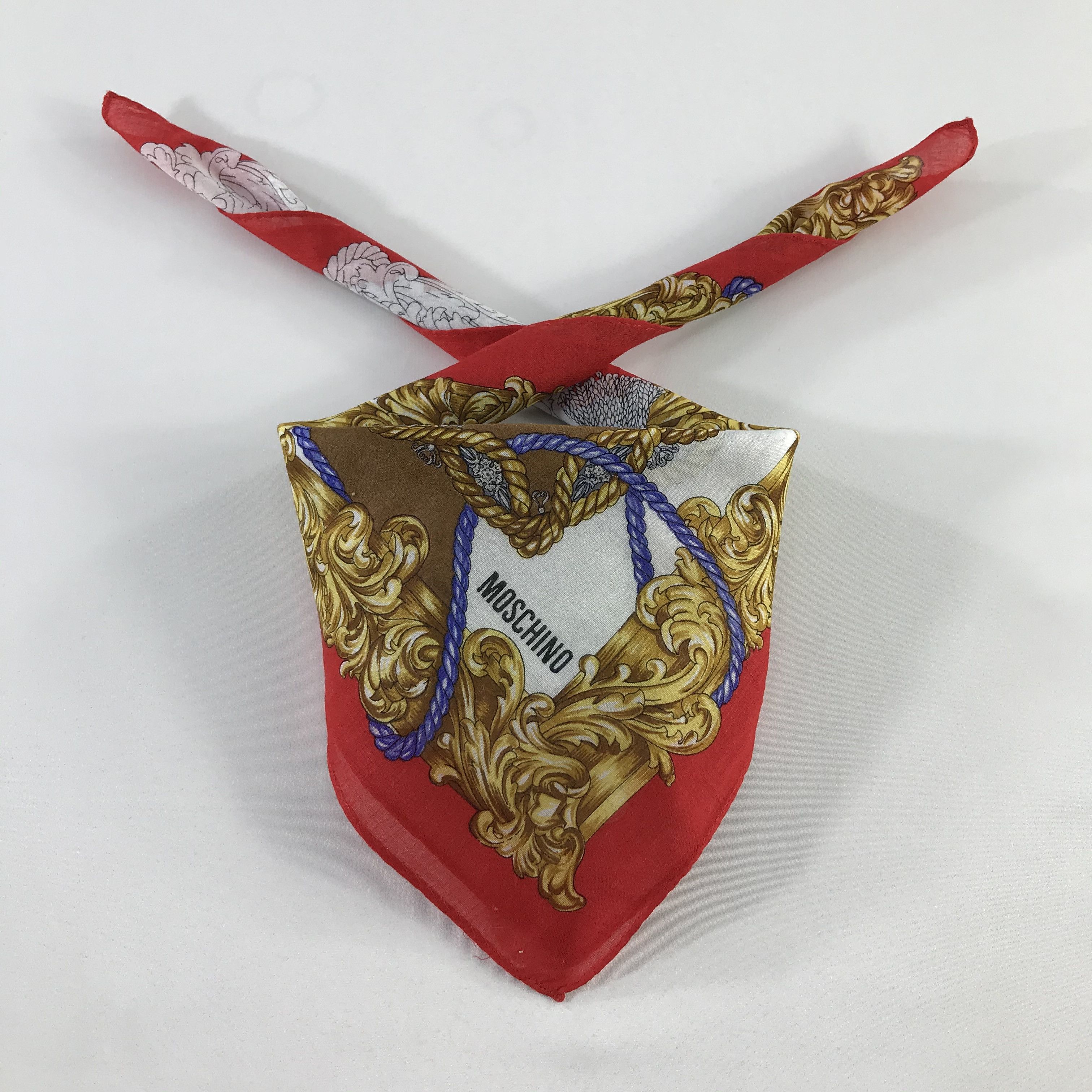 Vintage Vintage Bandana / Handkerchief / Neckerchief - S870 Size ONE SIZE - 3 Thumbnail