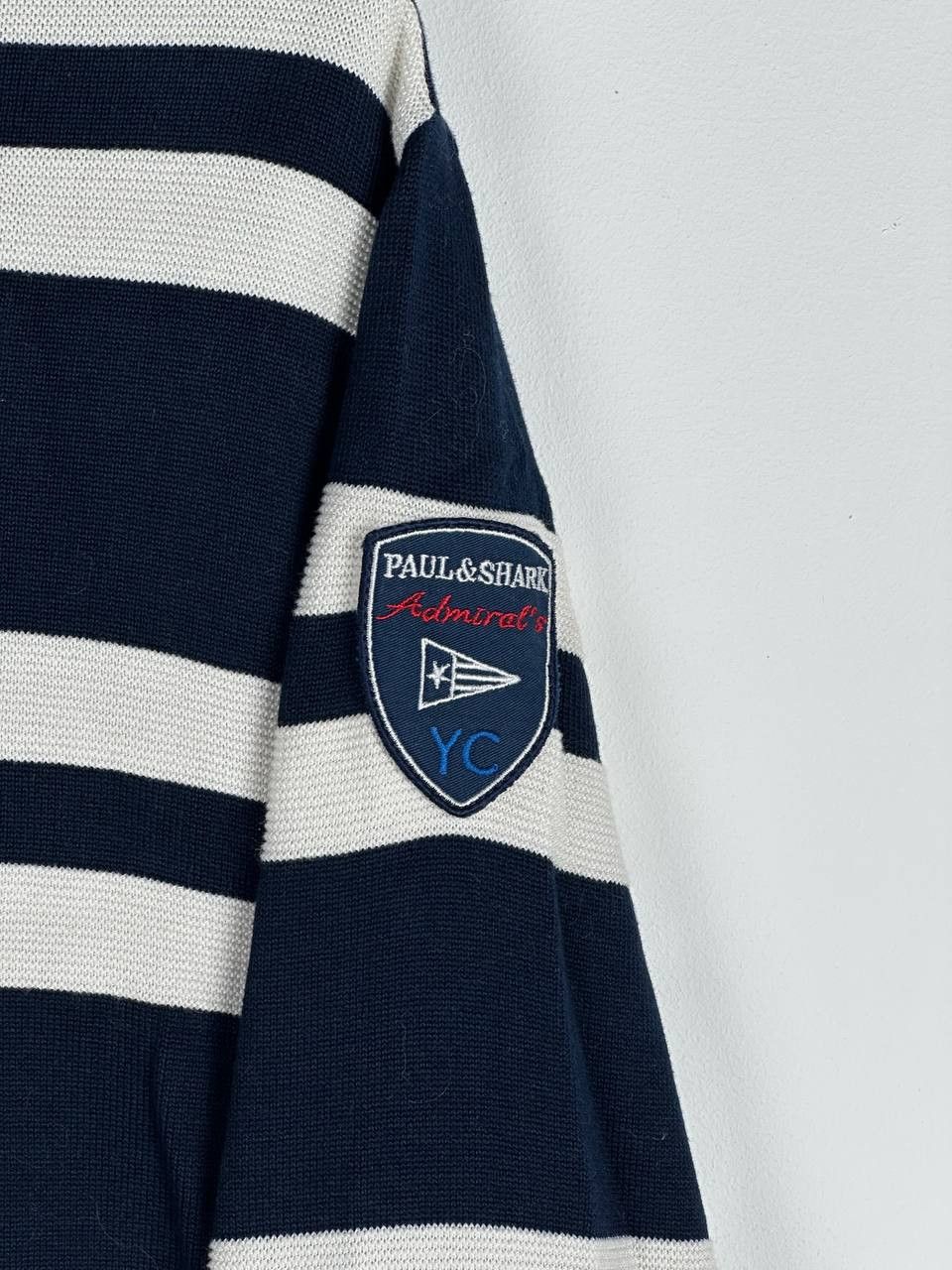 Paul & Shark × Vintage Paul Shark VINTAGE OLD MONEY KNIT STRIPED SWEATER Size US M / EU 48-50 / 2 - 4 Thumbnail