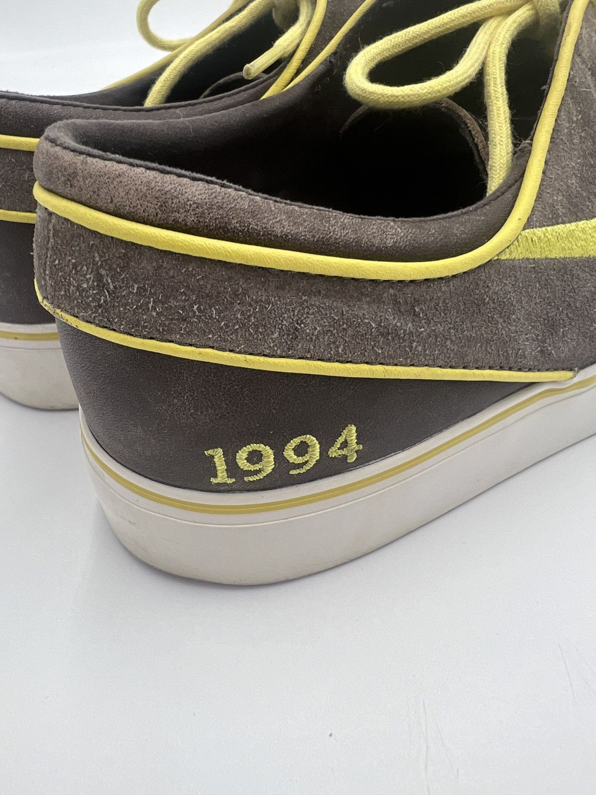 Nike SB ID Stefan Janoski Brown/Yellow “1994” Size US 10 / EU 43 - 2 Thumbnail