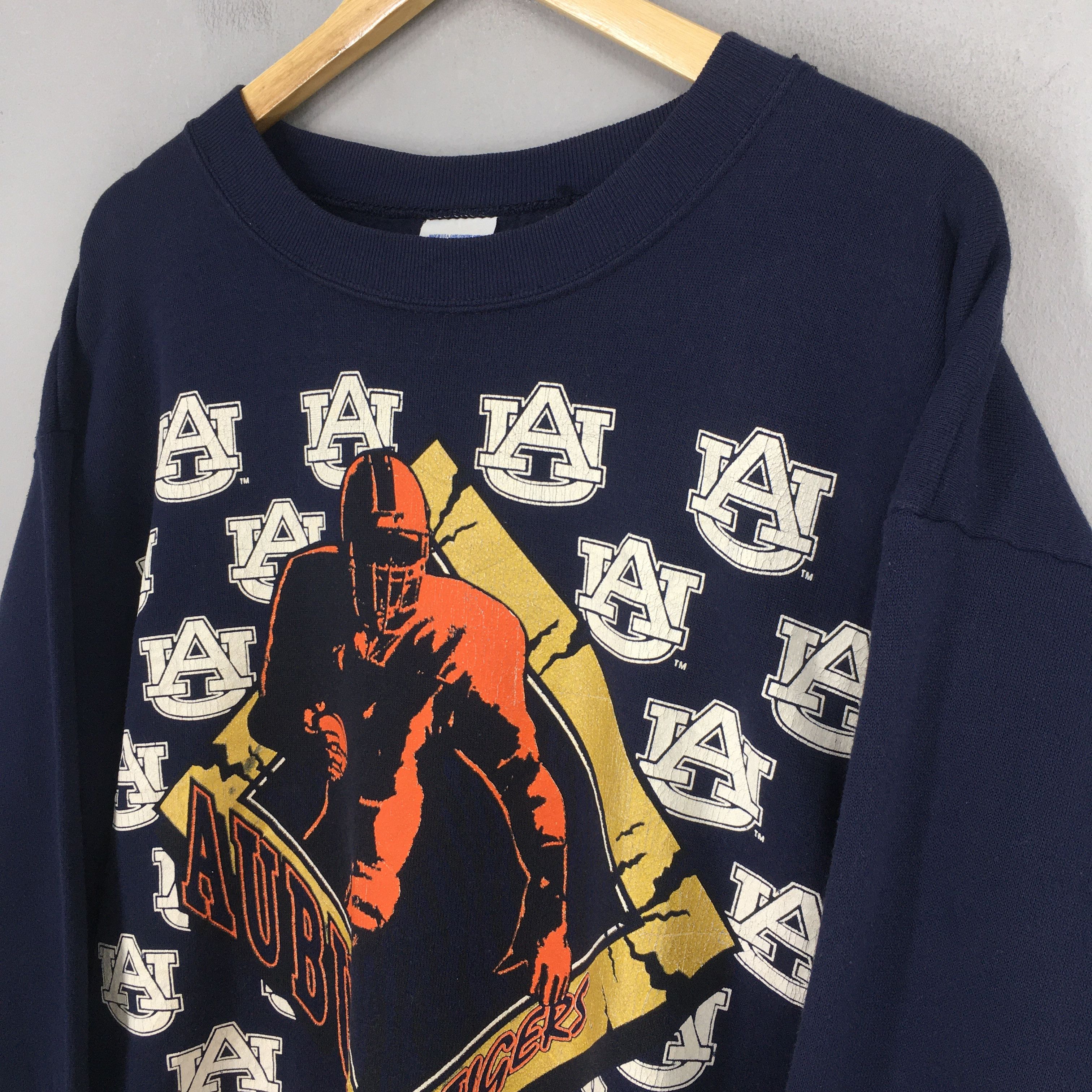 Tultex Vintage 90s Auburn University Football Sweater XLarge Size US XL / EU 56 / 4 - 3 Thumbnail