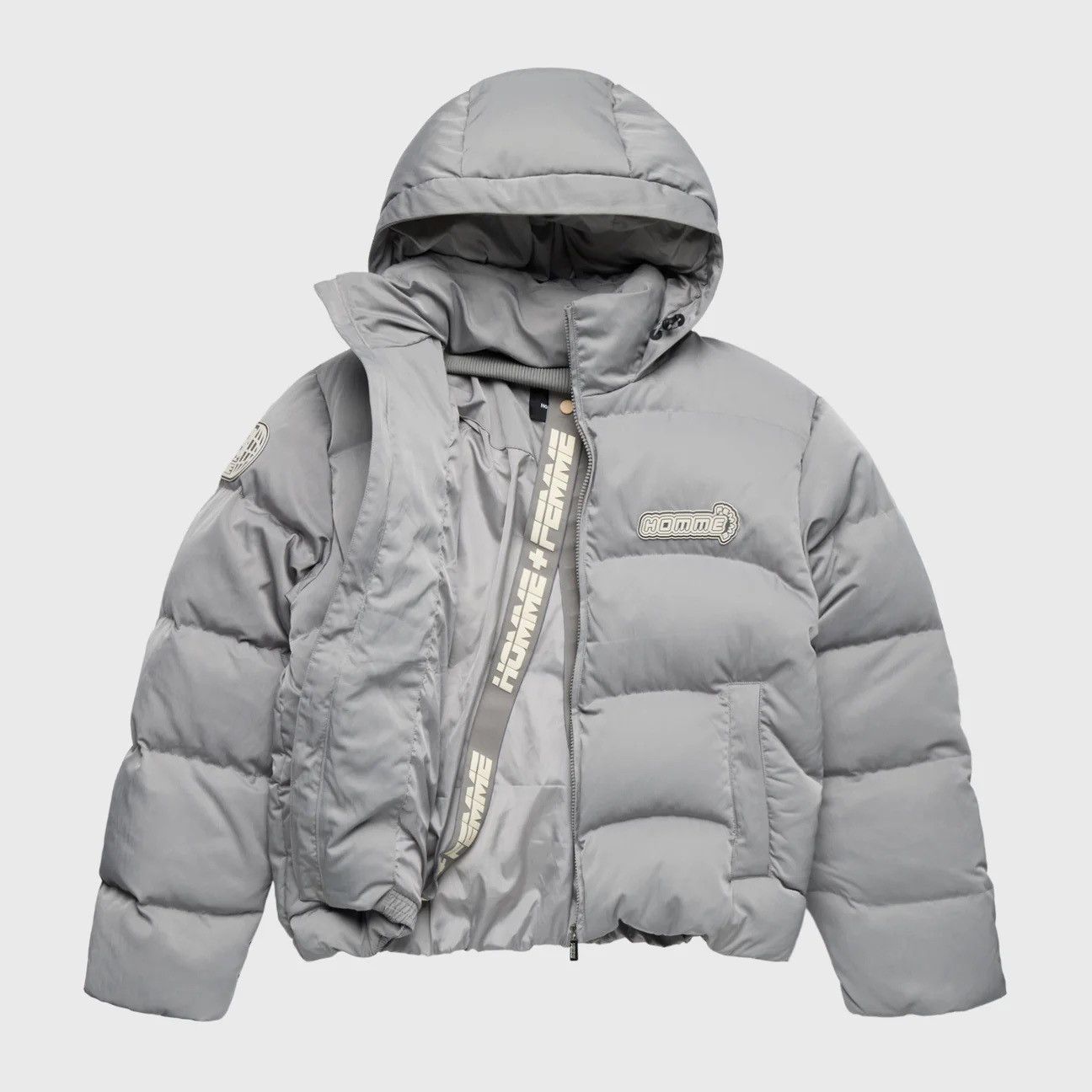 Homme + Femme La Homme + Femme Rare LONDON DOWN PUFFER JACKE New Sold Out! Size US M / EU 48-50 / 2 - 1 Thumbnail