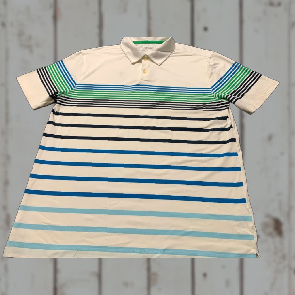 Nike Nike Golf Men's L Polo Shirt Dri-Fit Performance Activewear Multi-Color Short Sleeve Size US L / EU 52-54 / 3 - 1 Thumbnail