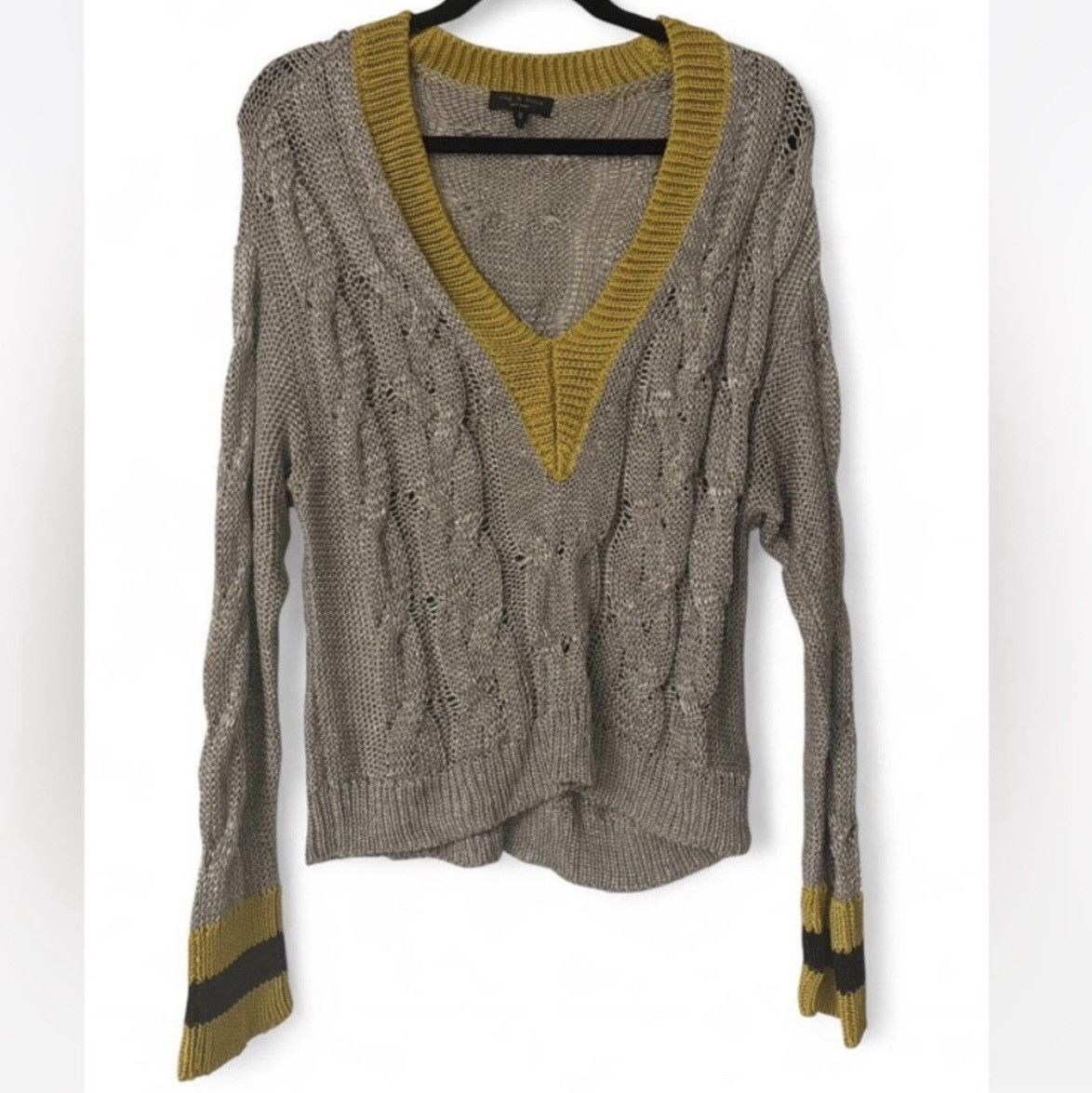 Rag & Bone Rag & Bone Emma Cropped V-Neck Sweater Size M / US 6-8 / IT 42-44 - 1 Thumbnail