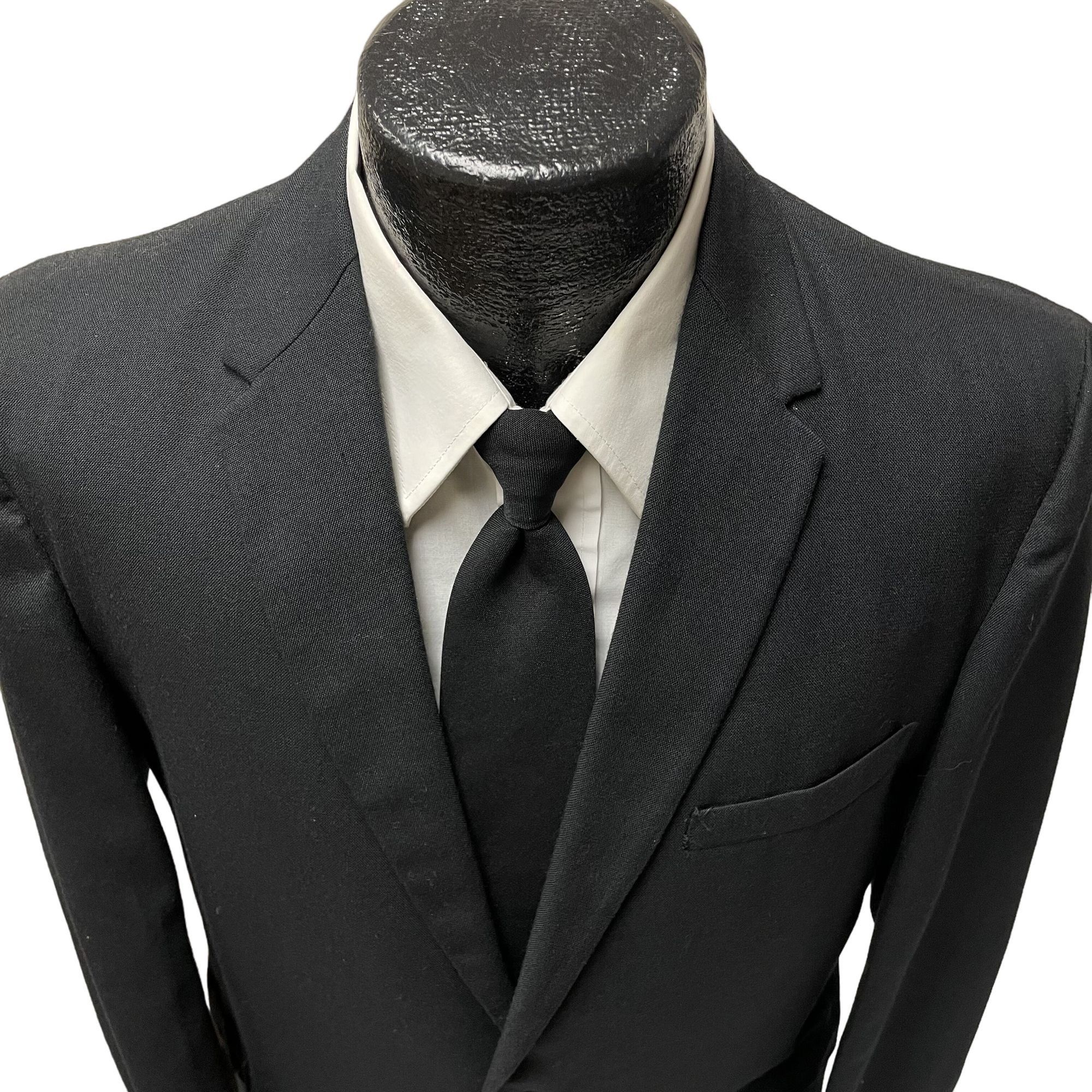 Other Vtg University Row BLACK Sport Coat ROCKABILLY Jacket Size 38R - 2 Thumbnail
