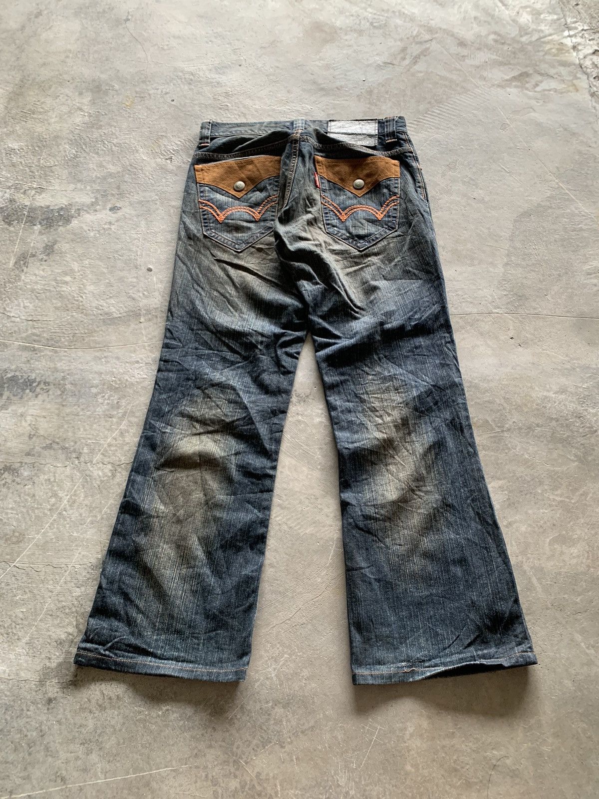 Edwin sick rusty mudwash flare EDWIN XV western style jeans Size US 33 - 2 Thumbnail