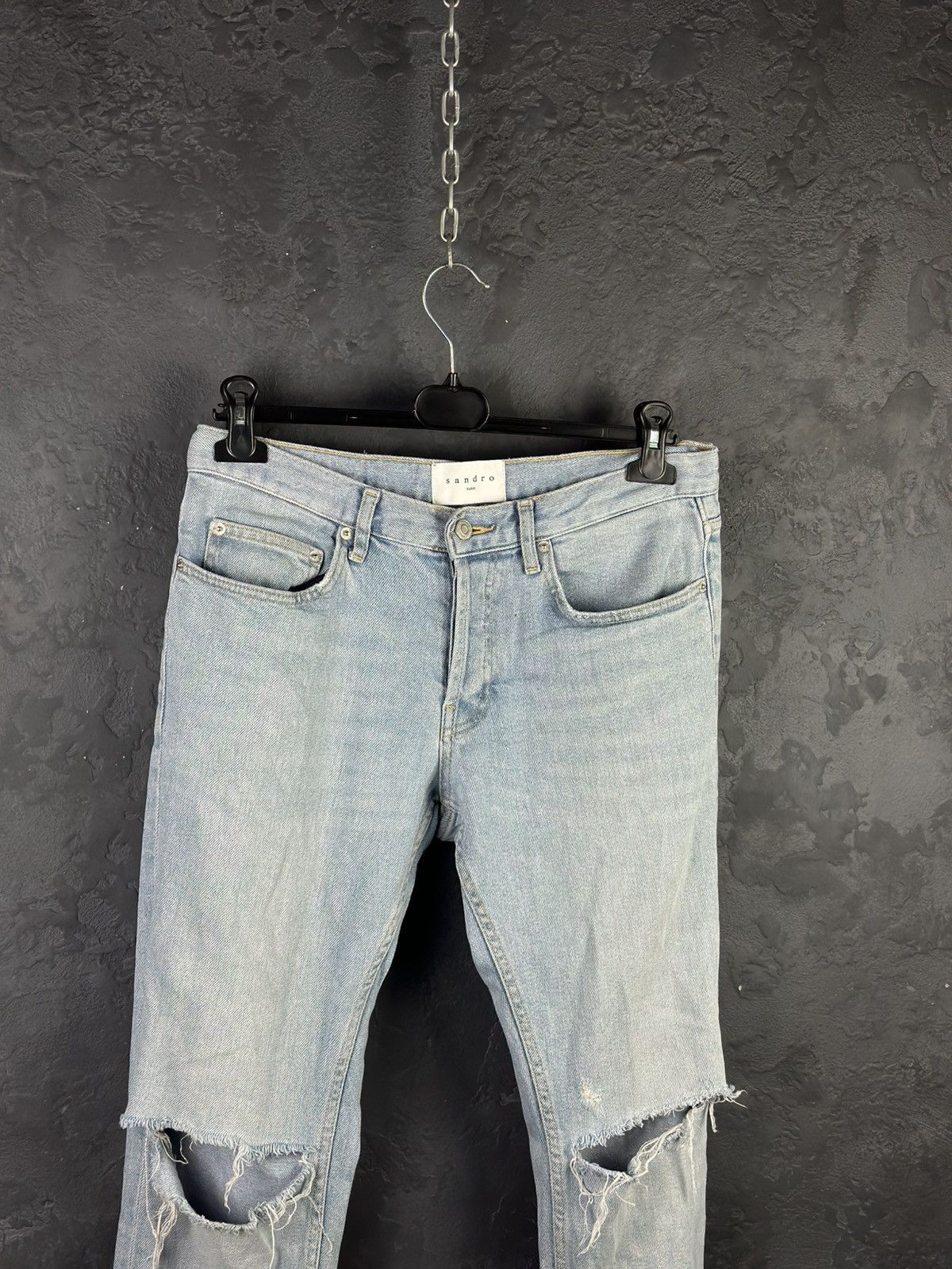 Sandro Sandro Paris Etroit Luxury Men's Denim Jeans Size 31 Size US 31 - 2 Thumbnail