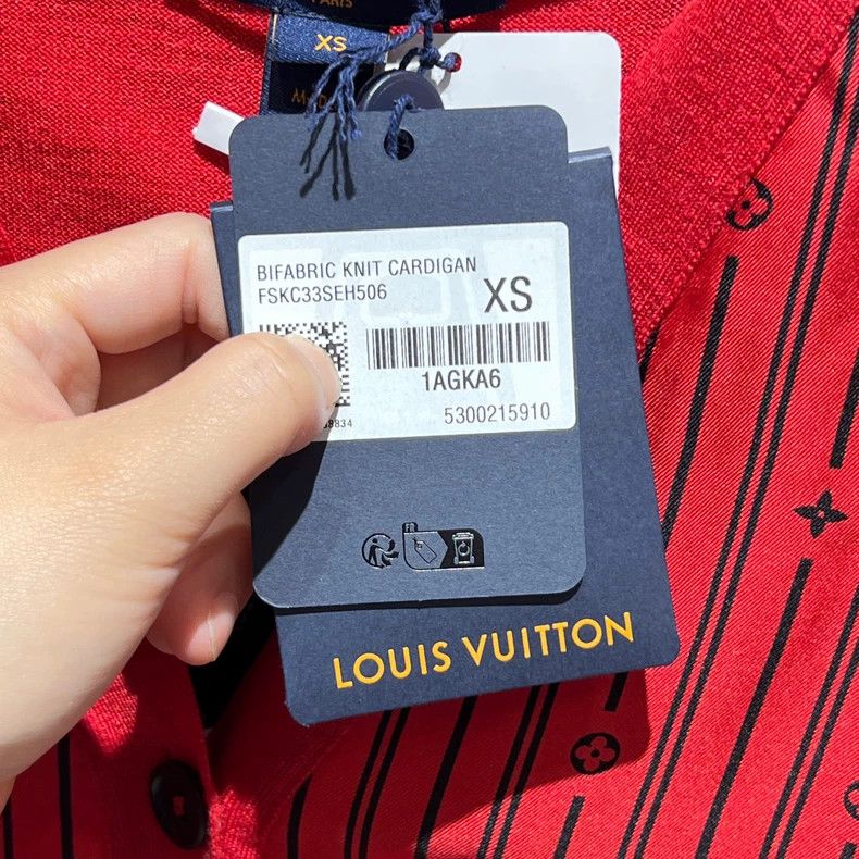 Louis Vuitton Louis Vuitton 25ss red patchwork mulberry silk pinstripe p Size US XS / EU 42 / 0 - 6 Thumbnail