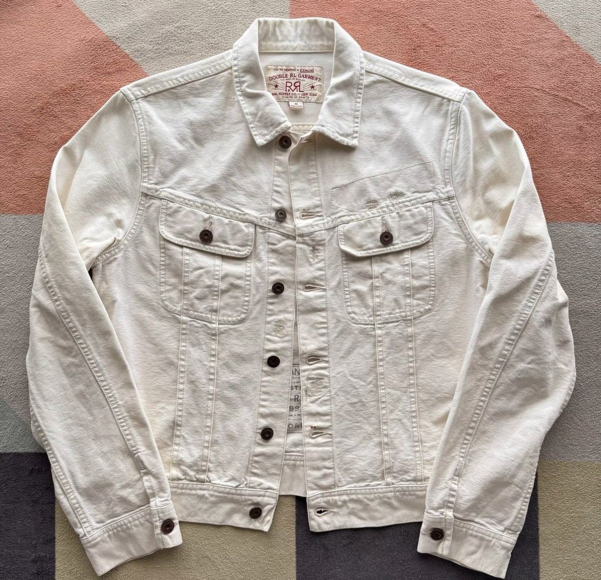 RRL Ralph Lauren RRL Ralph Lauren Double RL Storm Rider Canvas Jacket K22 Size US M / EU 48-50 / 2 - 1 Thumbnail