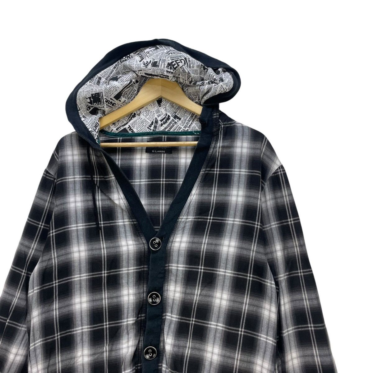 Japanese Brand × Le Grande Bleu (L.G.B.) Japanese Brand Grind Cardigan Hooded light Jacket Size US M / EU 48-50 / 2 - 3 Thumbnail