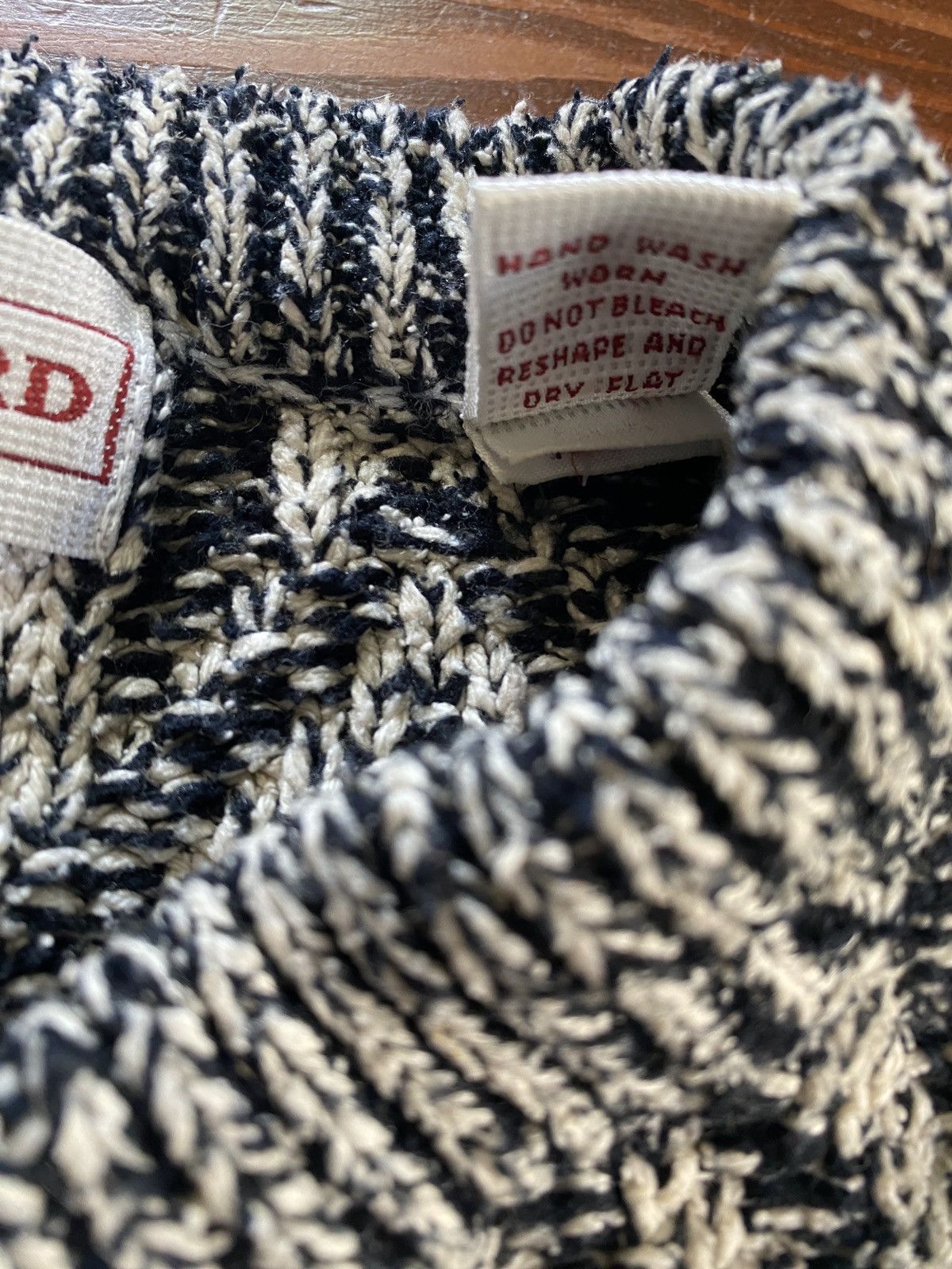 John Ashford Vintage 90’s John Ashford Diamond Pattern Knit Sweater Size US S / EU 44-46 / 1 - 7 Thumbnail