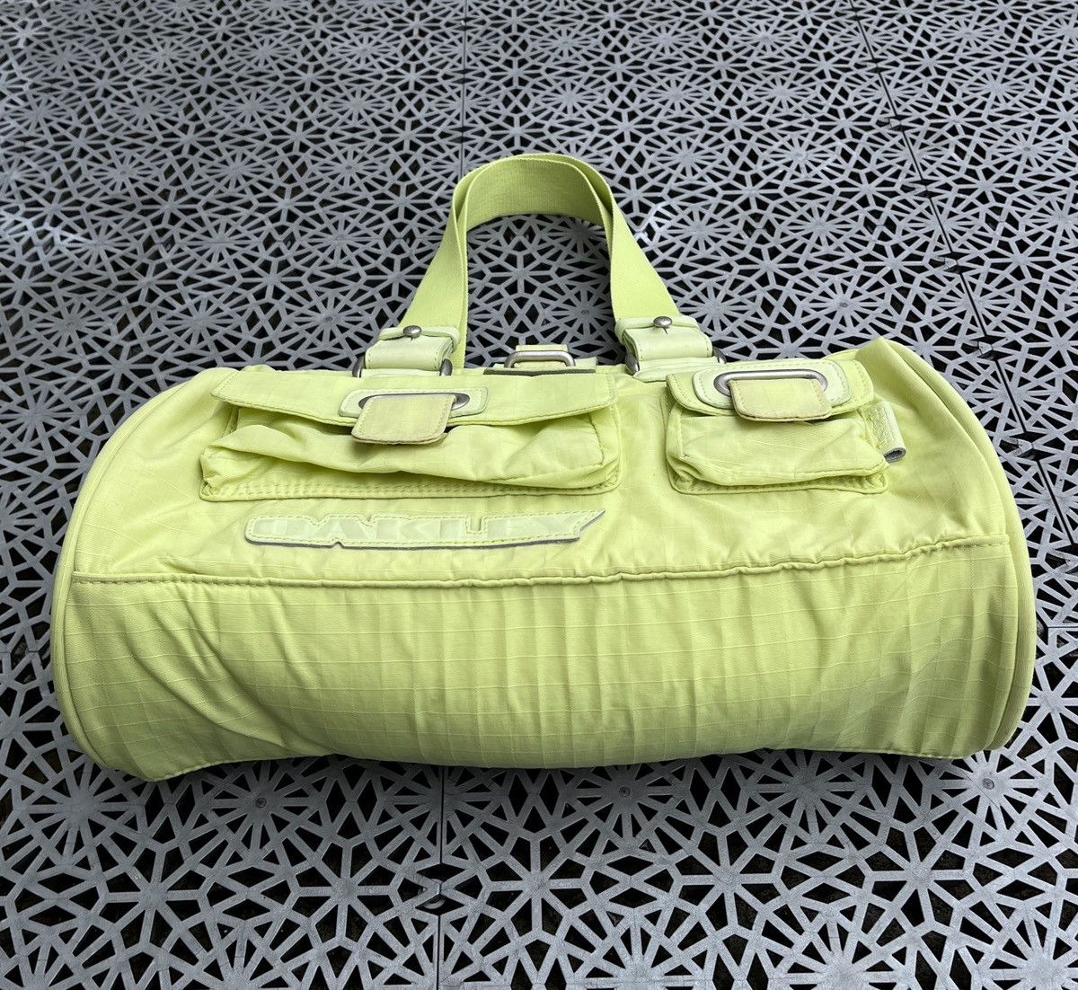 Oakley 🔥 Rare Vintage OAKLEY Y2K Multi Pocket Cargo Bag Rave Size ONE SIZE - 19 Thumbnail