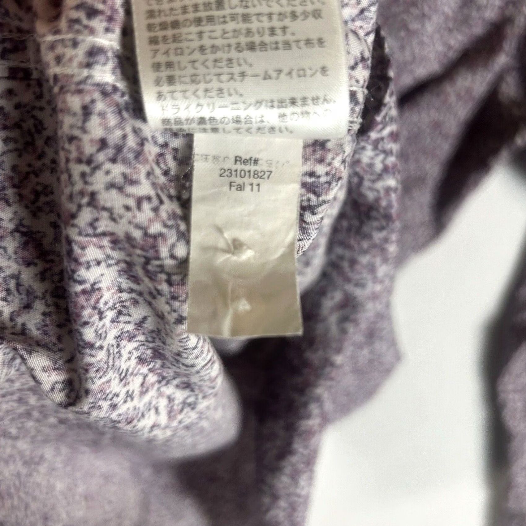 Eddie Bauer Eddie Bauer Button-Up Shirt Womens L Purple Stretch Wrinkle Resistant Casual Shirt Size L / US 10 / IT 46 - 5 Thumbnail