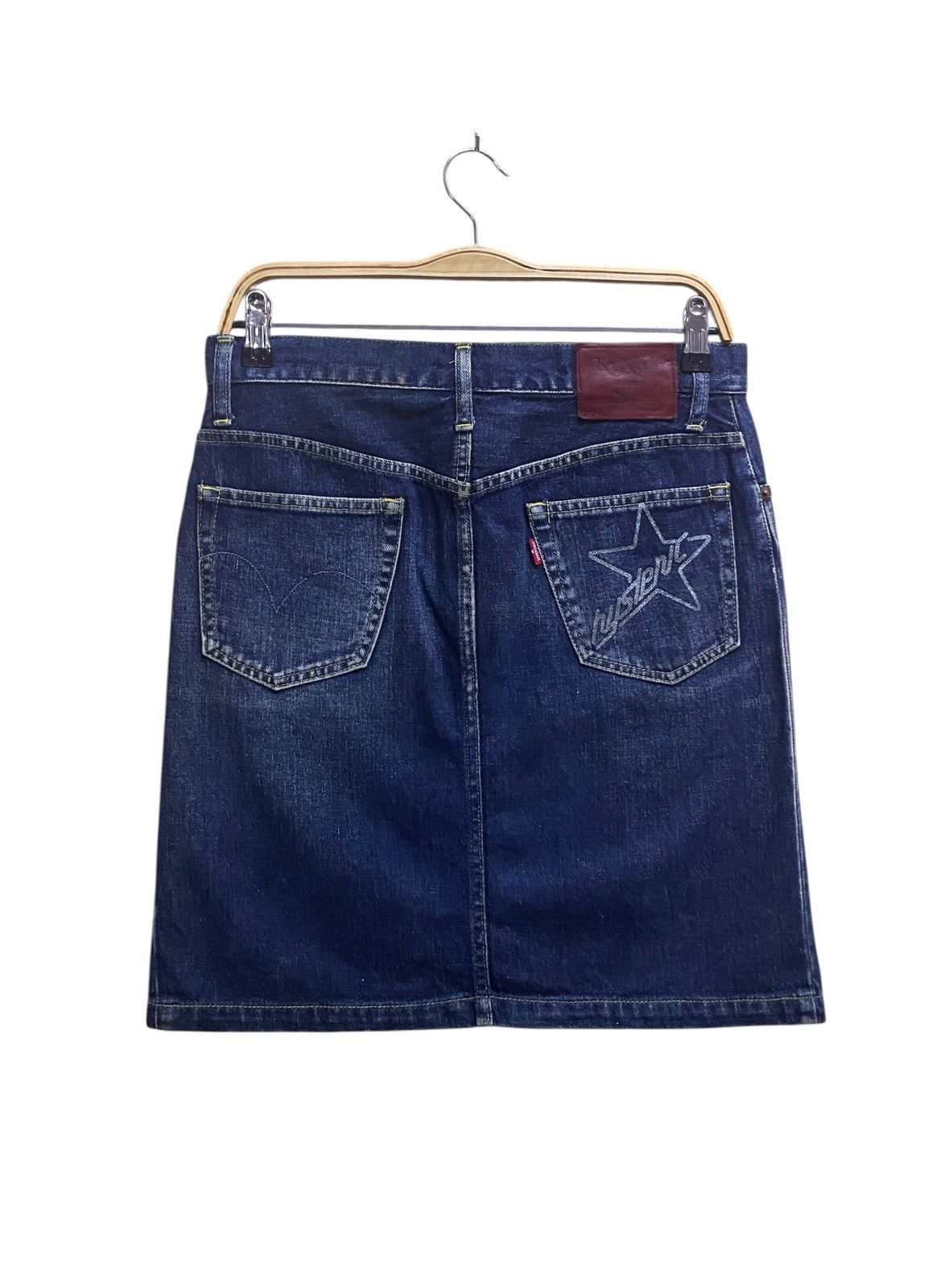 Hysteric Glamour Vintage Japanese Brand Hysteric Glamour Denim Skirt 1990s Size 24" / US 00 / IT 34 - 2 Thumbnail