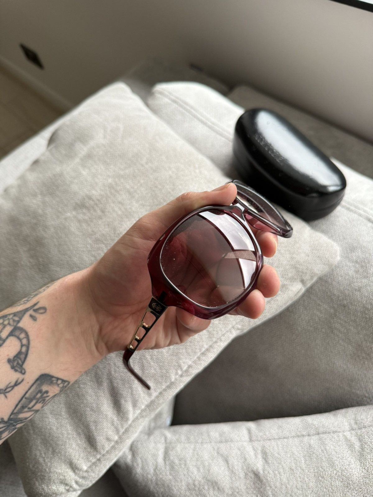 Roberto Cavalli Vintage Roberto Cavalli Cherry Sunglasses Size ONE SIZE - 10 Thumbnail