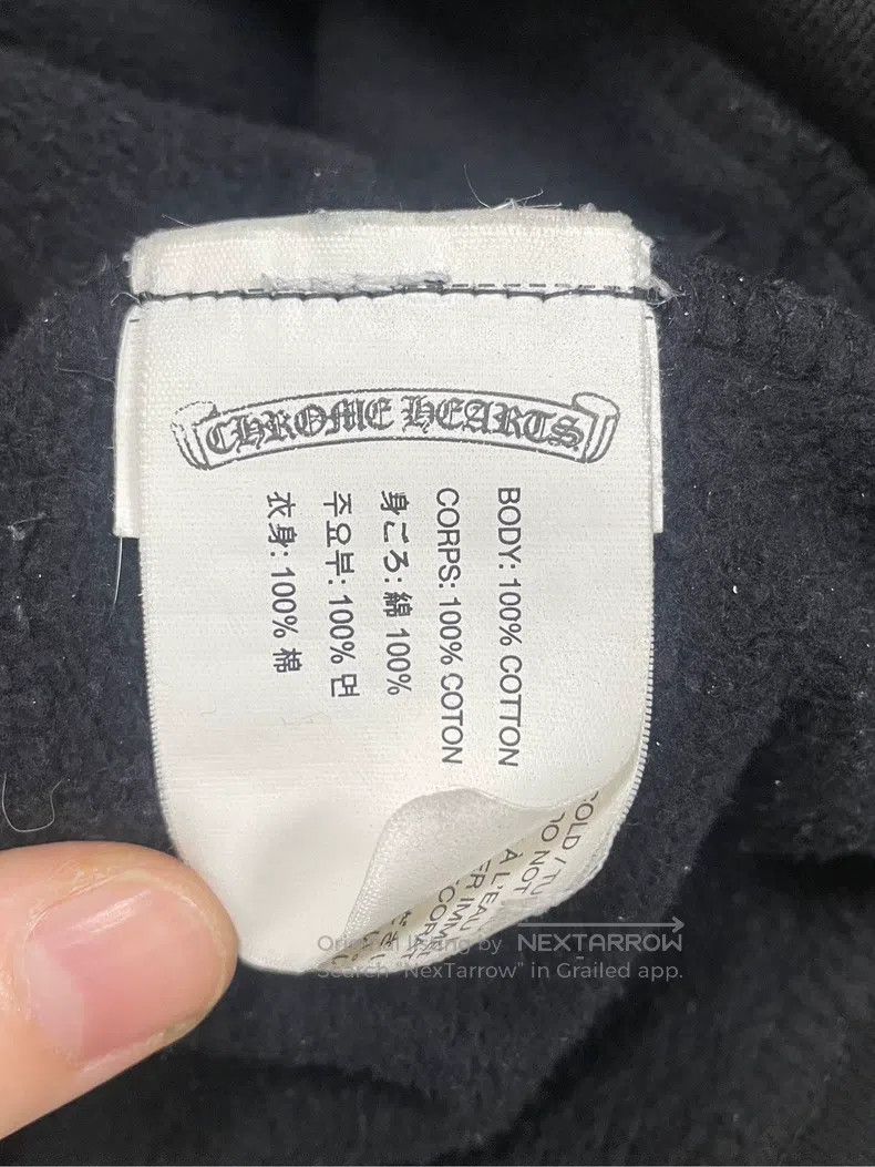 Chrome Hearts CHROME HEARTS Size XL Black Sanskrit scroll phantom cross s Size US XL / EU 56 / 4 - 5 Thumbnail