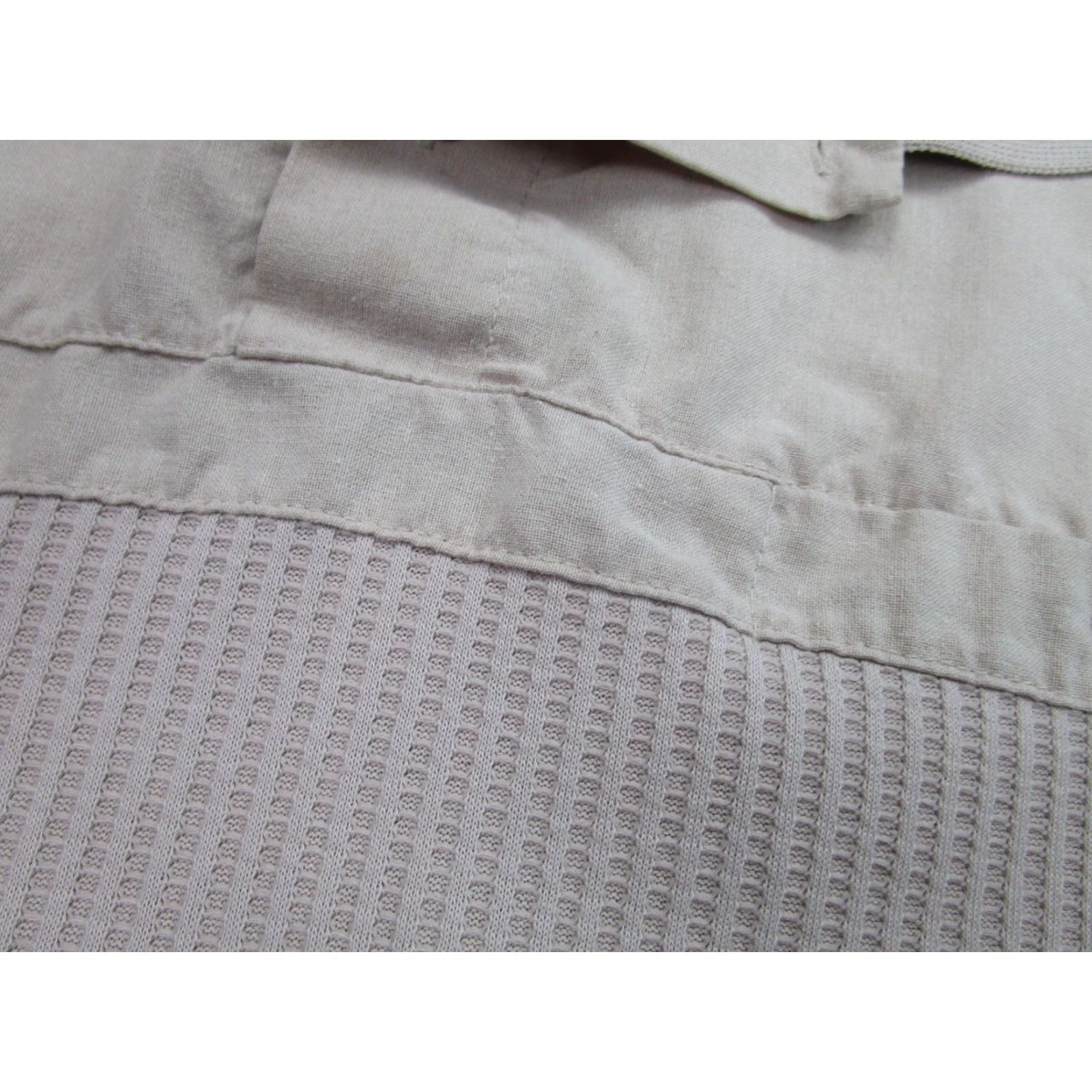 Vintage VINTAGE Envoy Sweater Mens XL Textured Knit Waffle Pullover Banlon 90s Beige Collared Knit Shirt-StylePullover Mens XL Beige 90s Size US XL / EU 56 / 4 - 4 Thumbnail
