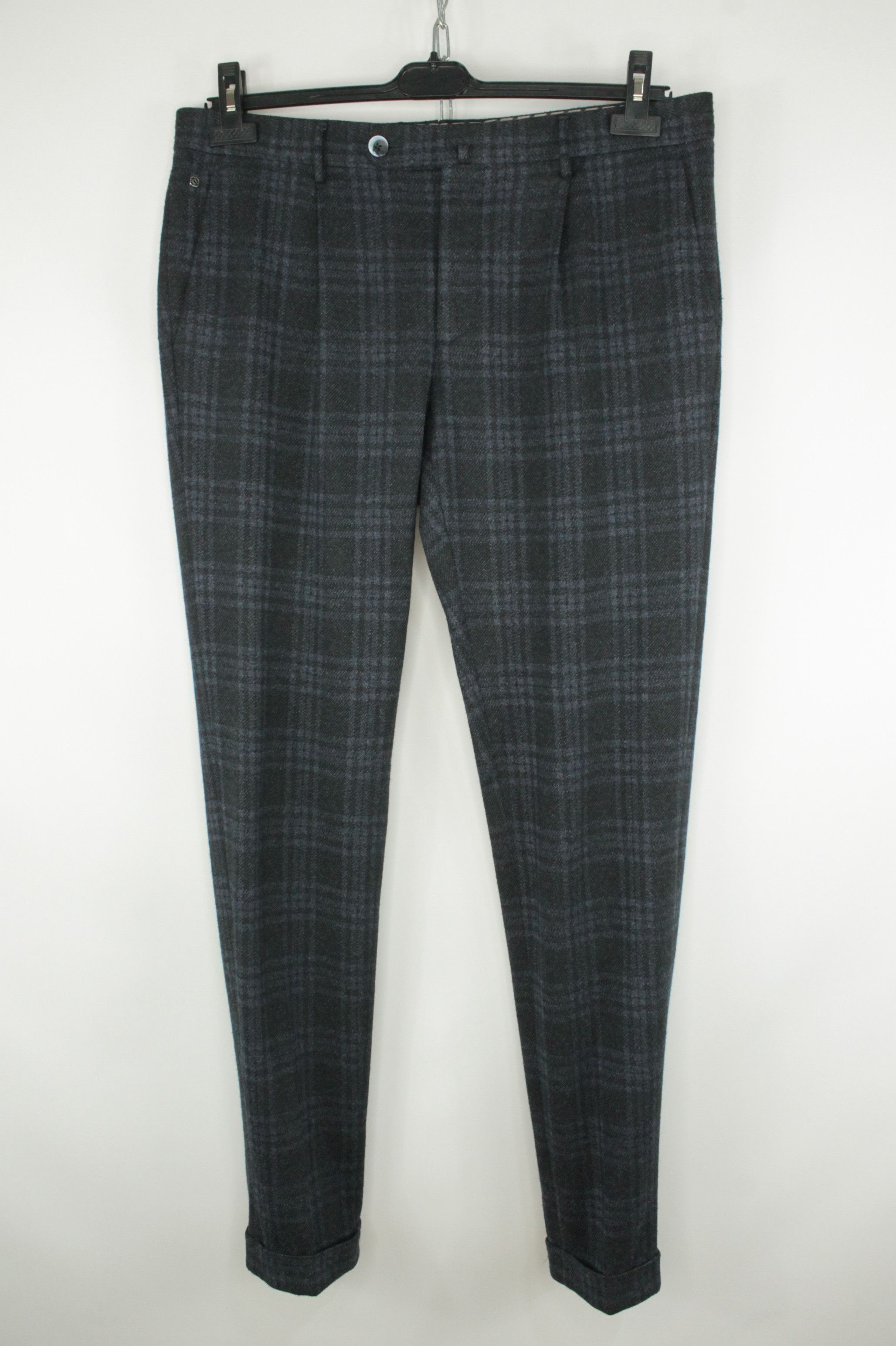 Other GTA IL Pantalone 772 Checked Flannel Slim Fit Trousers Pants Size US 36 / EU 52 - 1 Thumbnail