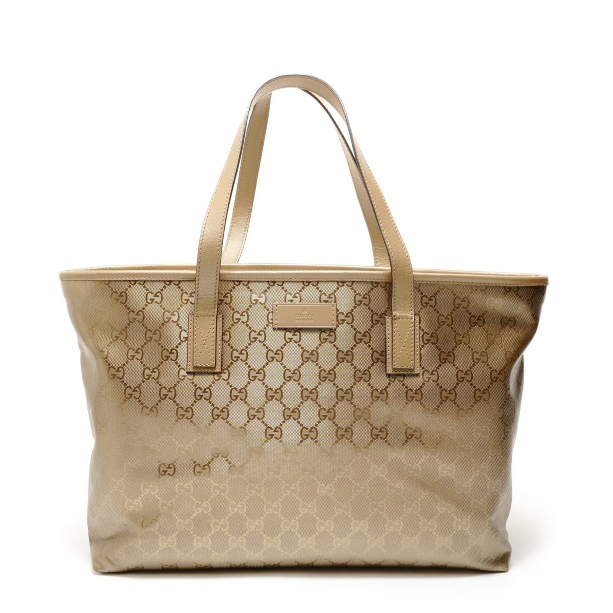 Gucci Gucci GG Imprime Tote Bag, Gold Size ONE SIZE - 1 Thumbnail