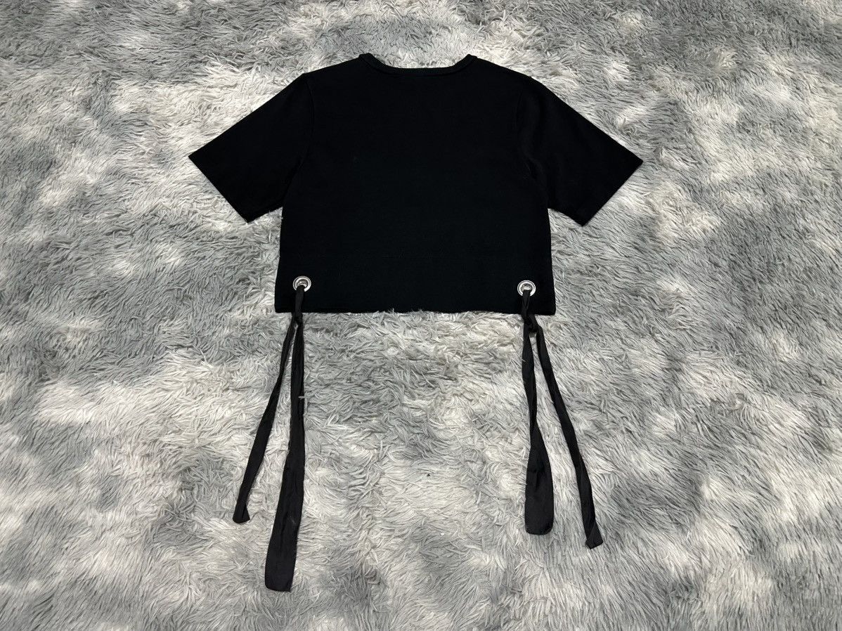 Opening Ceremony 🔥Y2K Opening Ceremony Black Cropped Shirt Eyelet Ribbons Size US S / EU 44-46 / 1 - 5 Thumbnail