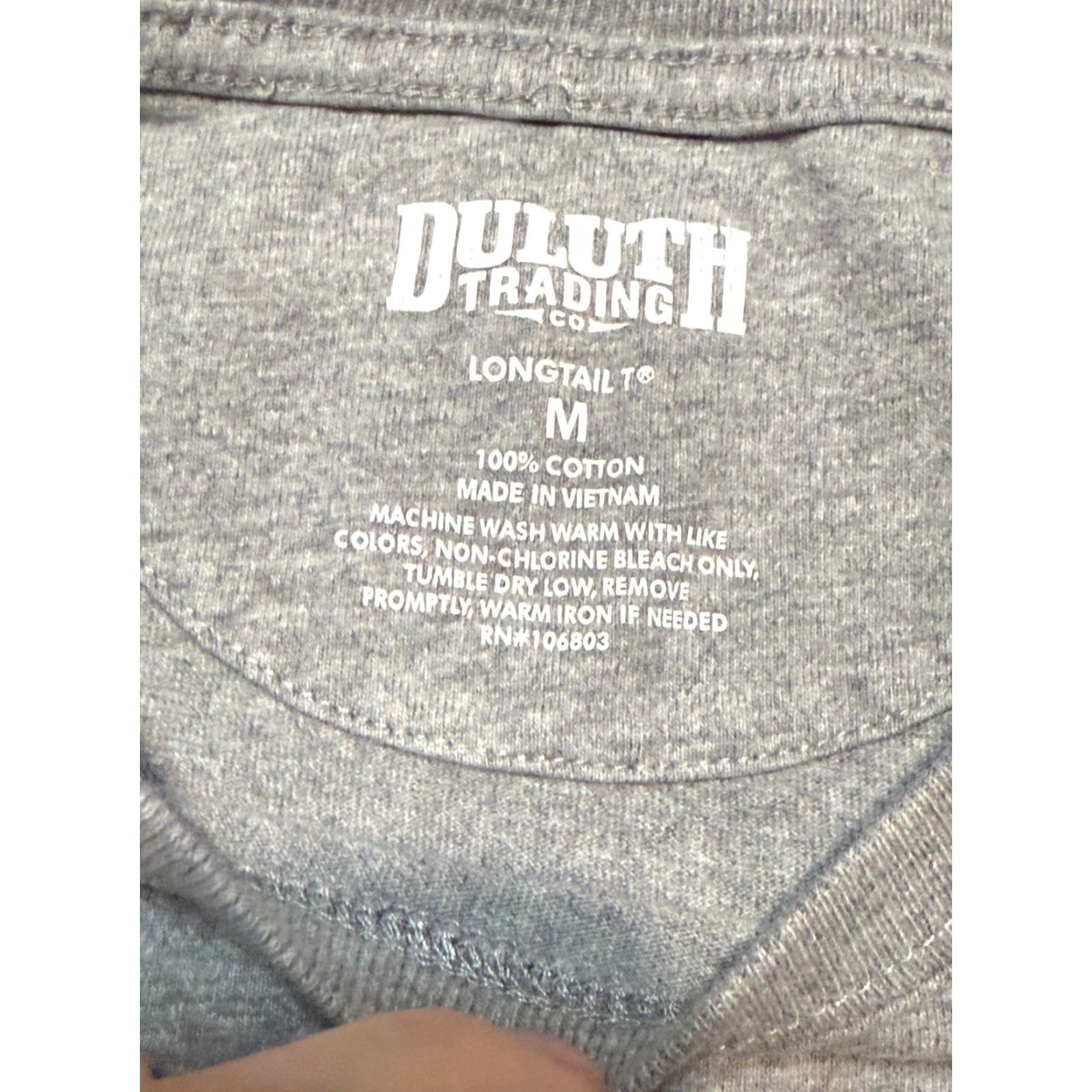 Vintage Duluth Shirt Mens Size M Gray Short Sleeve Crew Neck Pocket Knit Pockets 2020s Outdoor T-Shirt Regular Size US M / EU 48-50 / 2 - 5 Thumbnail