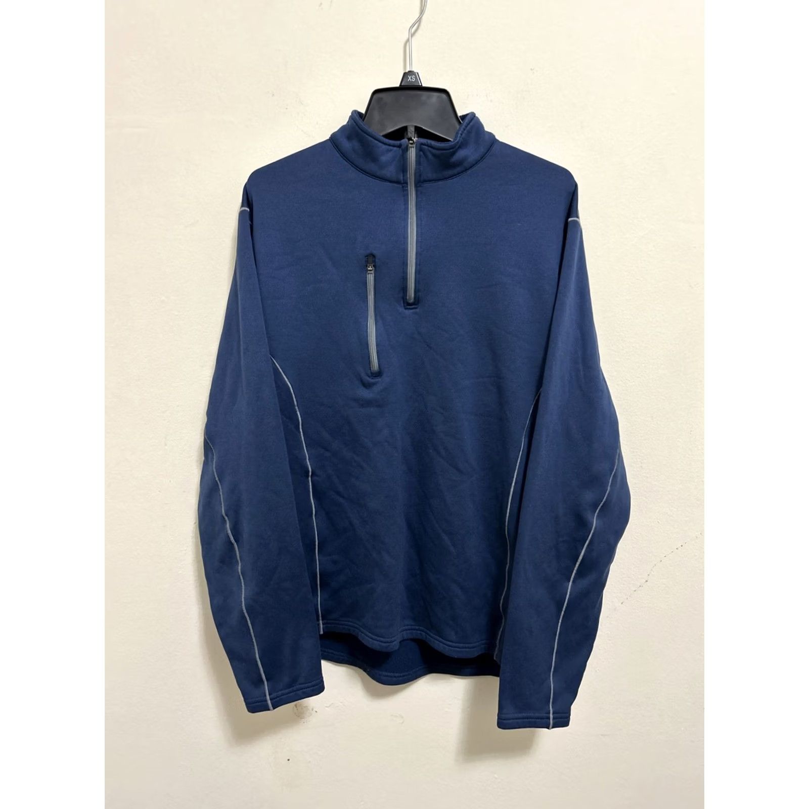 Peter Millar Peter Millar Crown Sport Sweater Mens L 1/4 Zip Blue Gray Pullover Golf Sports Shirt Size US L / EU 52-54 / 3 - 6 Thumbnail