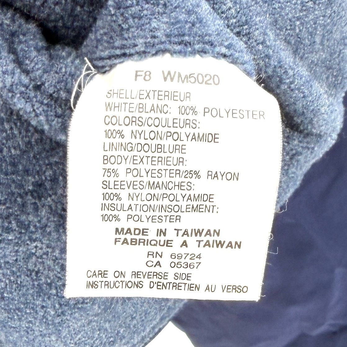 Columbia Vintage 90s Navy Blue Fleece Lined Zip Up Bomber Jacket Size US L / EU 52-54 / 3 - 9 Thumbnail