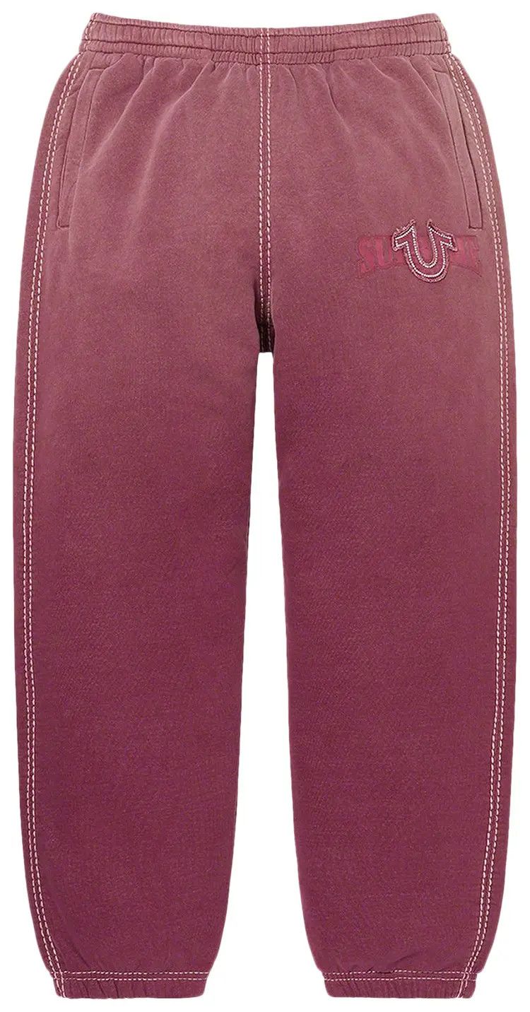 Supreme × True Religion True religion sweatpants eggplant FW22 Size US 36 / EU 52 - 1 Thumbnail