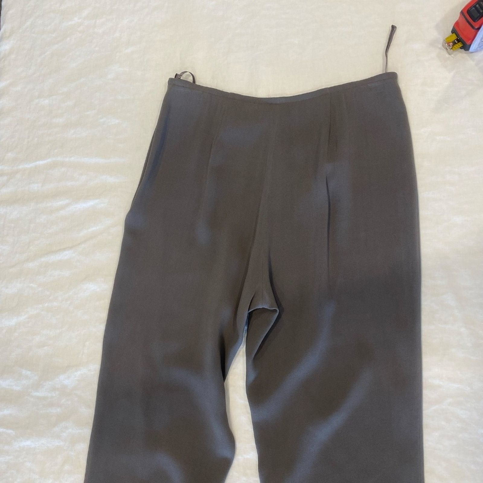 Eileen Fisher Eileen Fischer Side Zip Silk Straight Leg Pants - XS Size 24" / US 00 / IT 34 - 10 Thumbnail