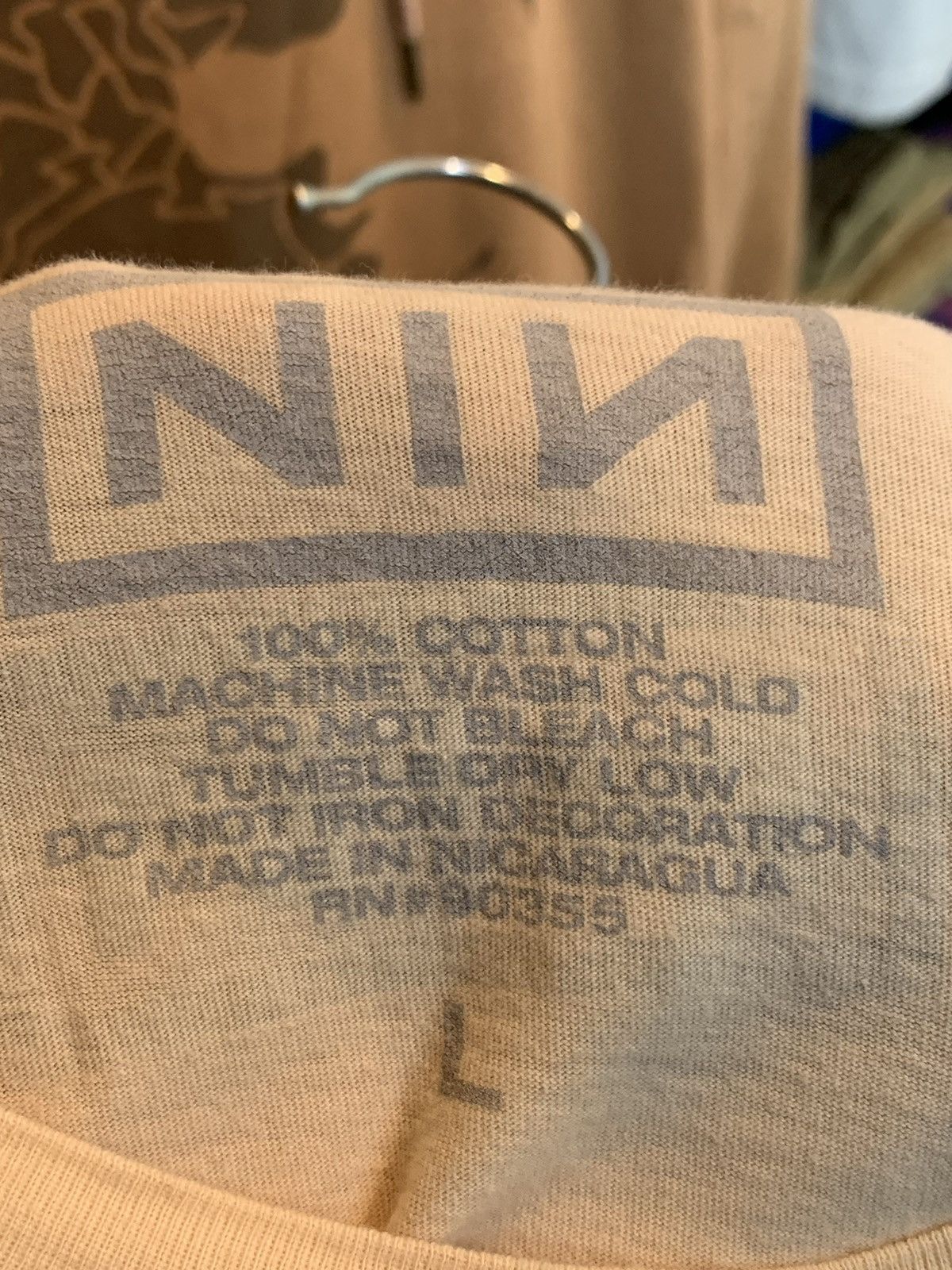 Band Tees *RARE* NIN Nine Inch Nails Bad Witch Tour Trent Reznor Shirt Size US L / EU 52-54 / 3 - 6 Thumbnail